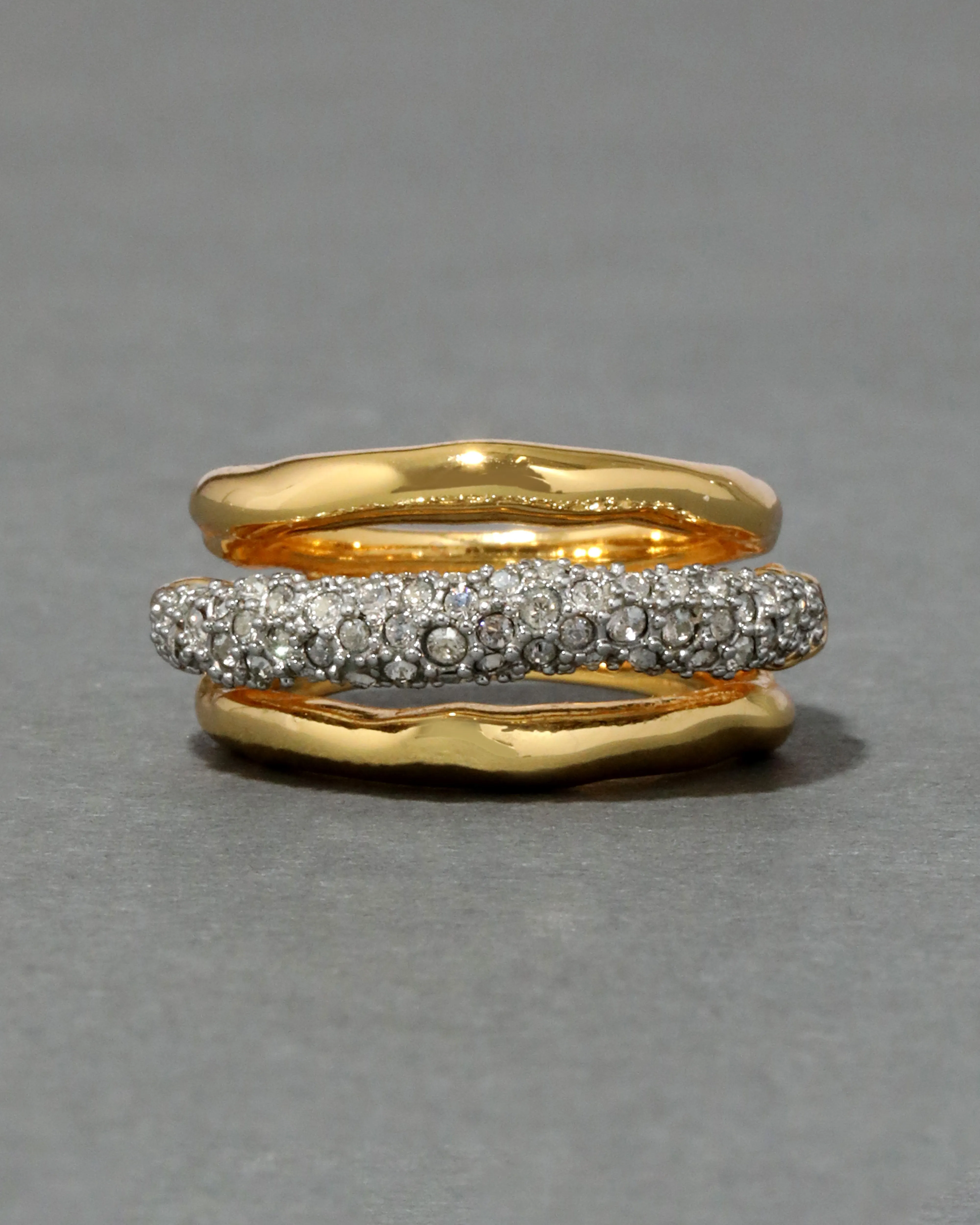 Solanales Crystal Orbiting Ring- Gold sold by Alexis Bittar product image thumbnail 4