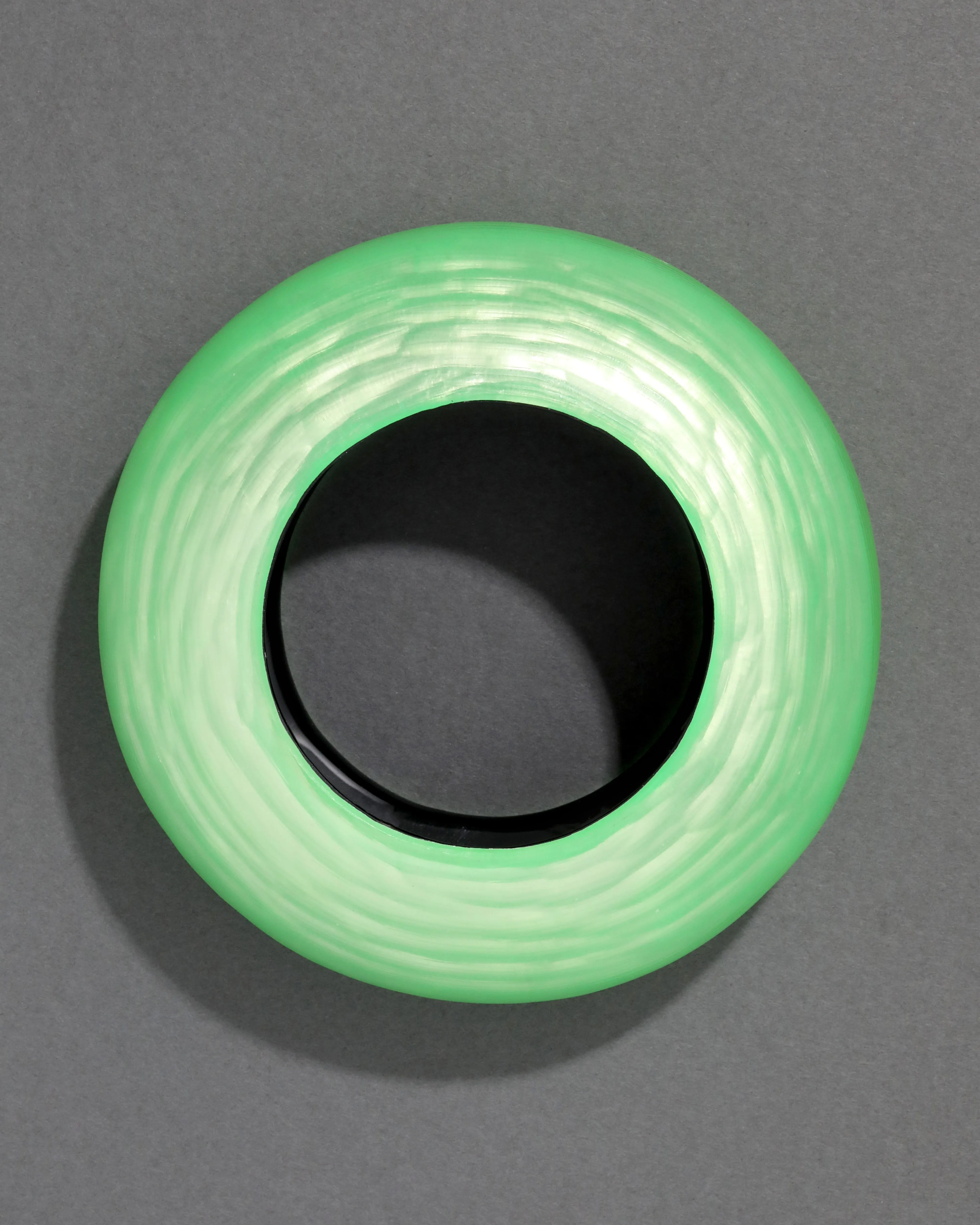 Puffy Lucite Bangle Bracelet- Neon Green sold by Alexis Bittar product image thumbnail 3