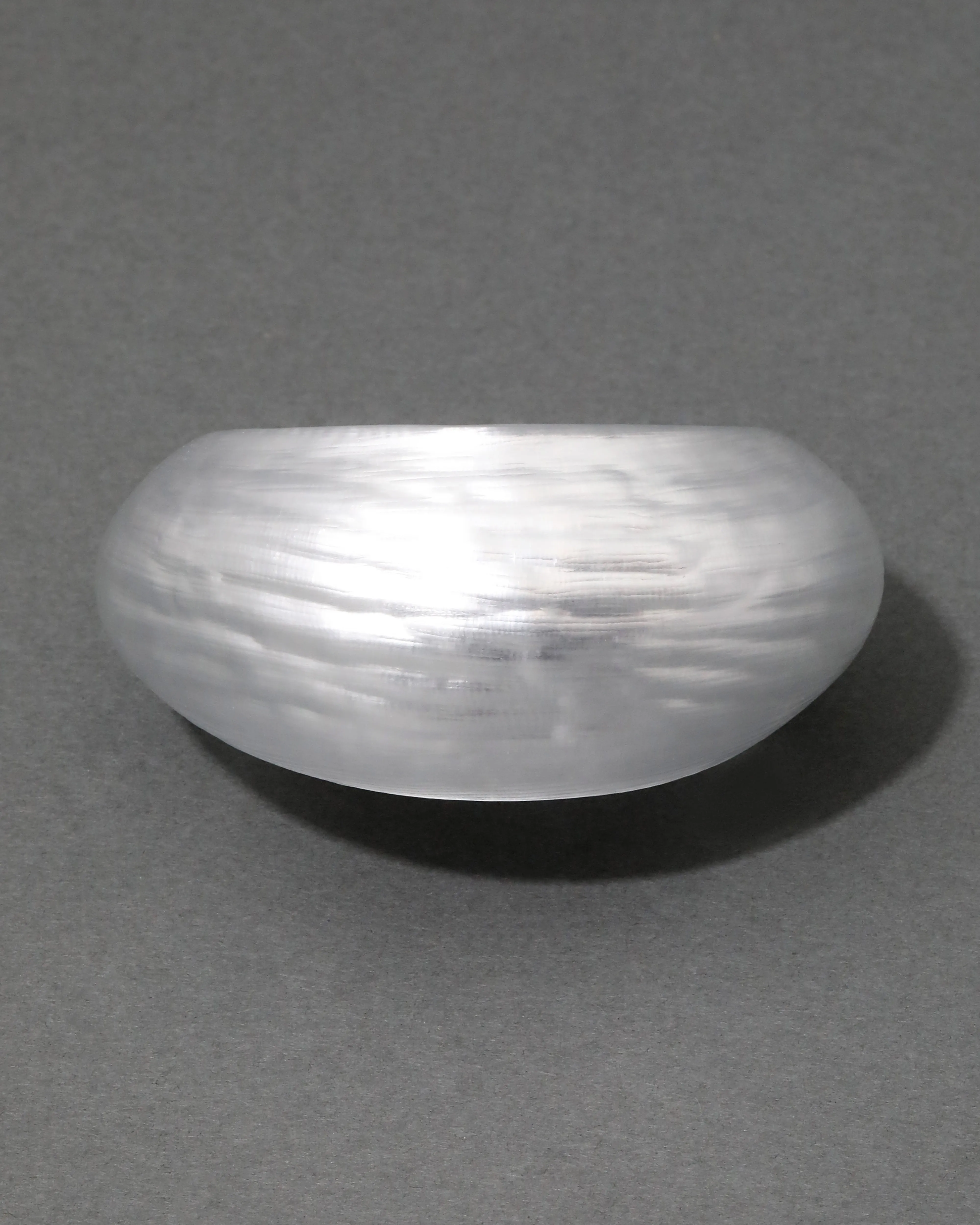 Puffy Lucite Tapered Bangle Bracelet- Silver sold by Alexis Bittar product image thumbnail 4