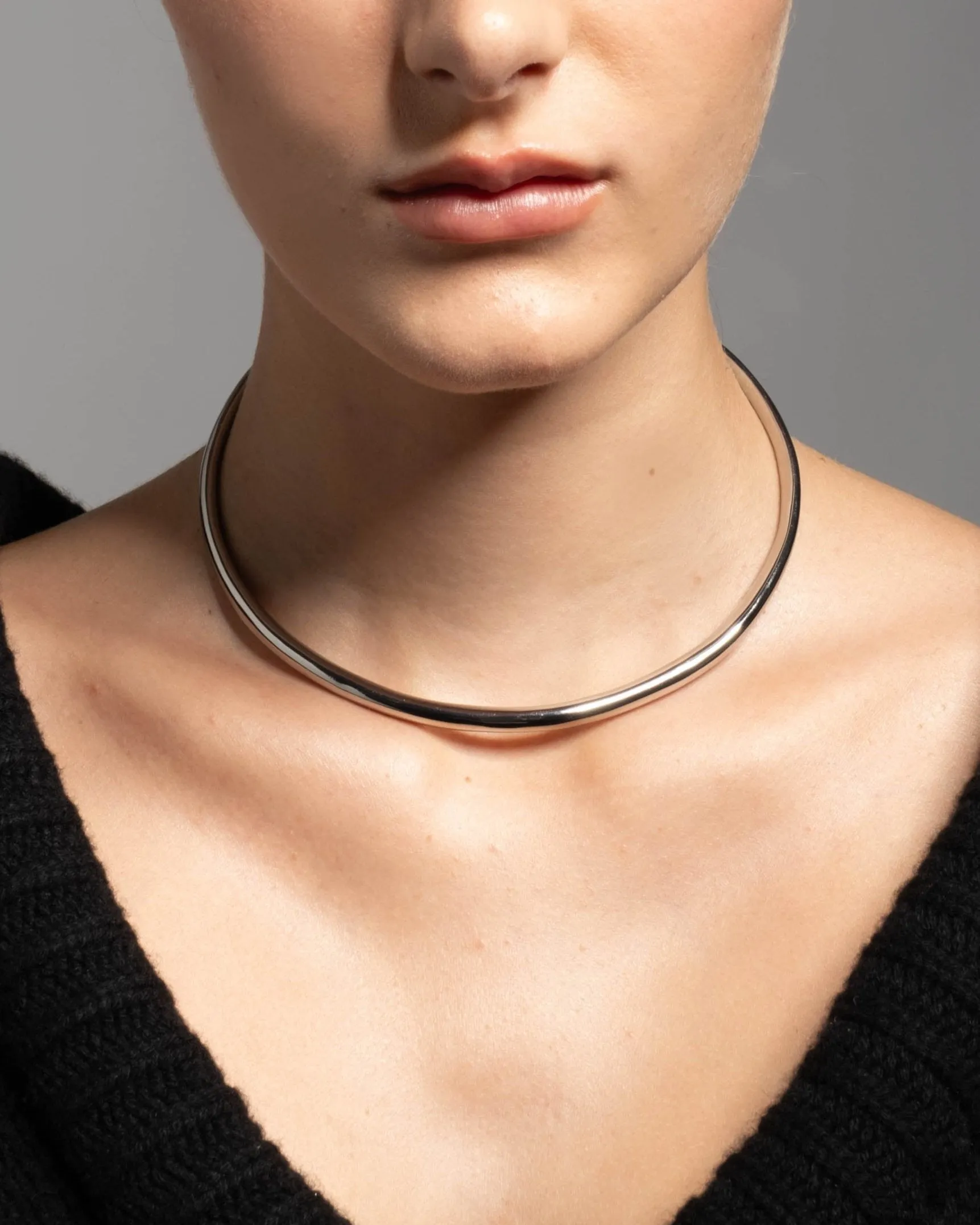 Thin Collar Necklace - Silver sold by Alexis Bittar product image thumbnail 5