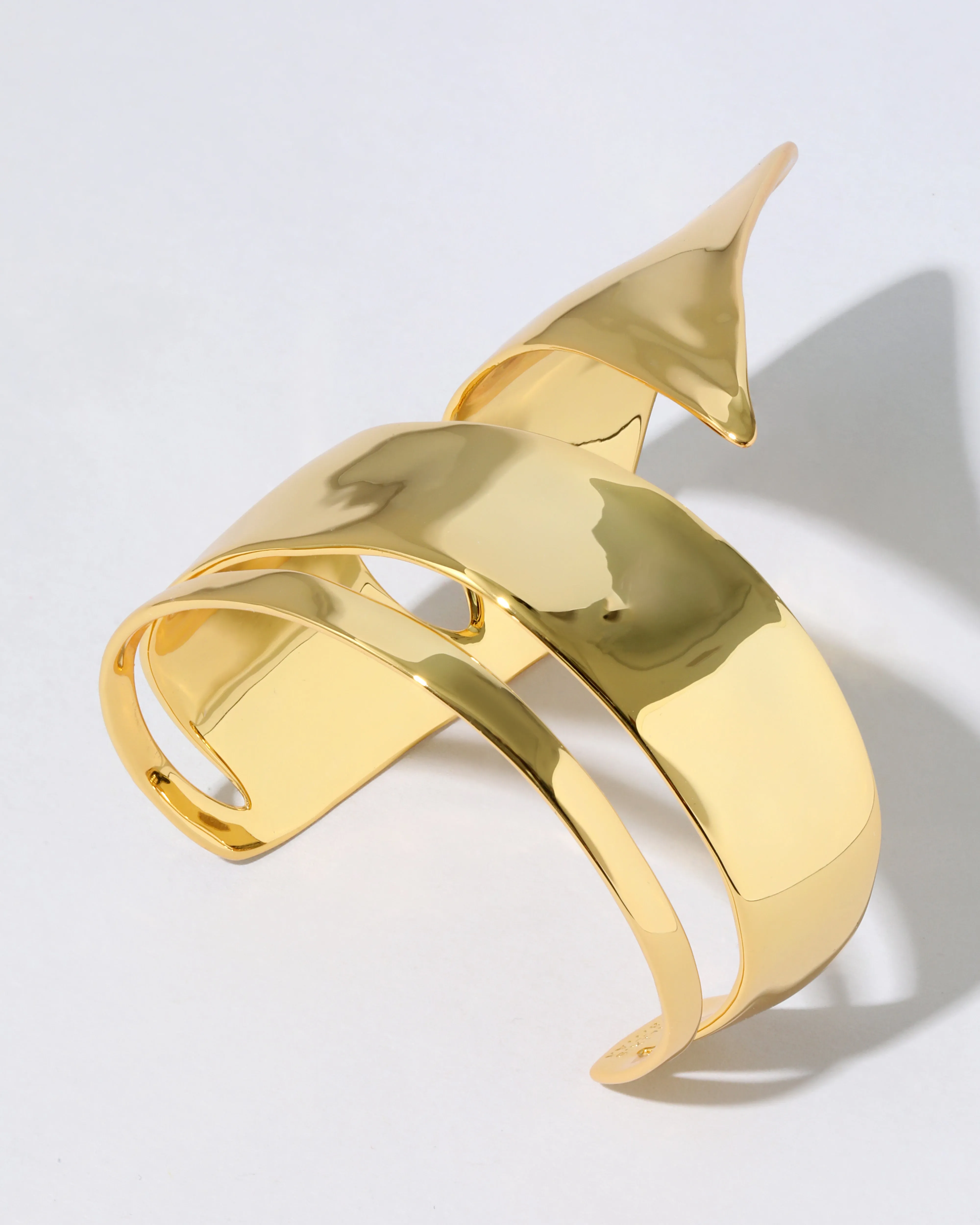 Molten Gold Armor Cuff Bracelet sold by Alexis Bittar product image thumbnail 3