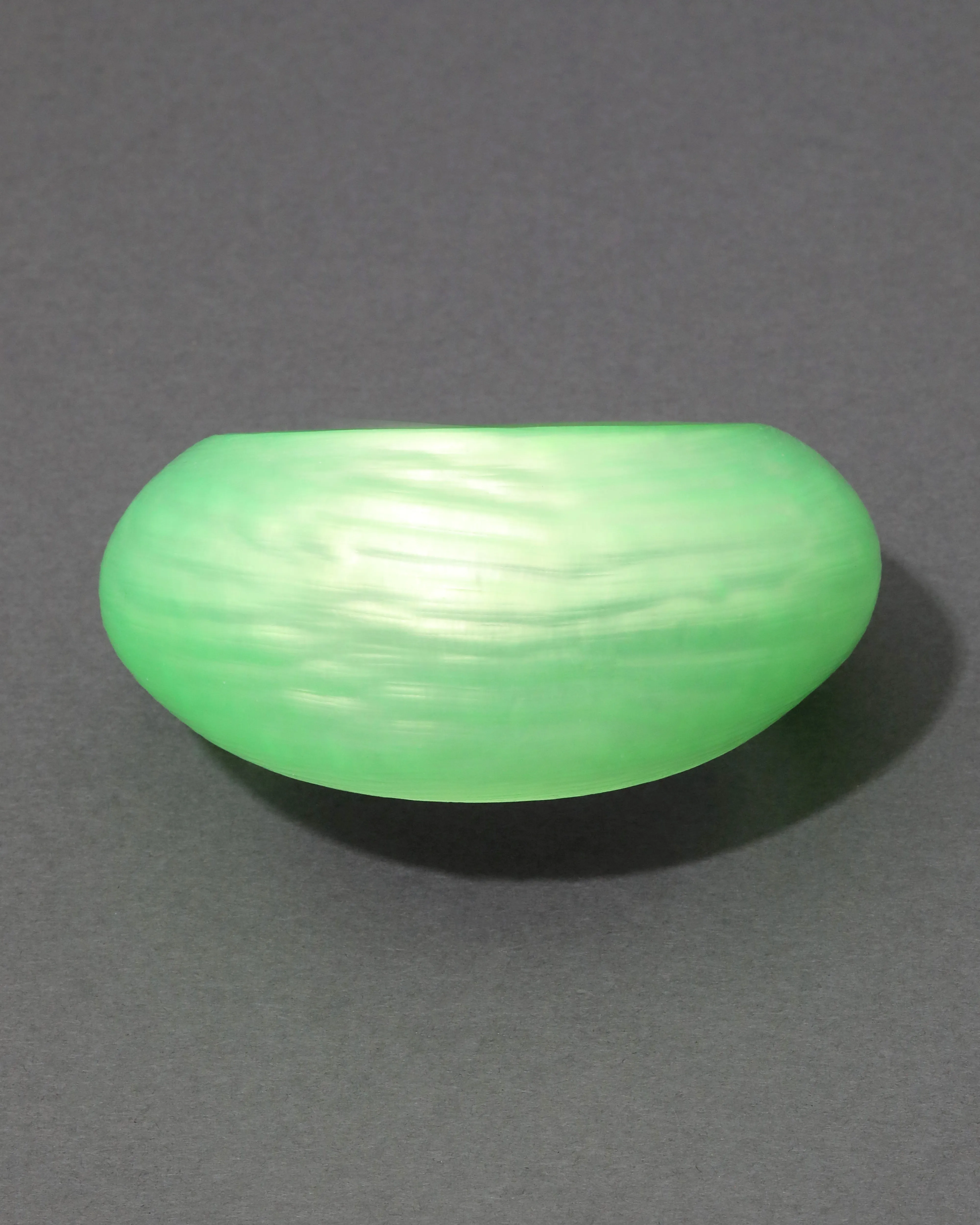Puffy Lucite Tapered Bangle Bracelet- Neon Green sold by Alexis Bittar product image thumbnail 4