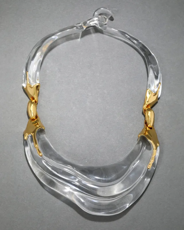 Liquid Lucite Ripple Collar sold by Alexis Bittar