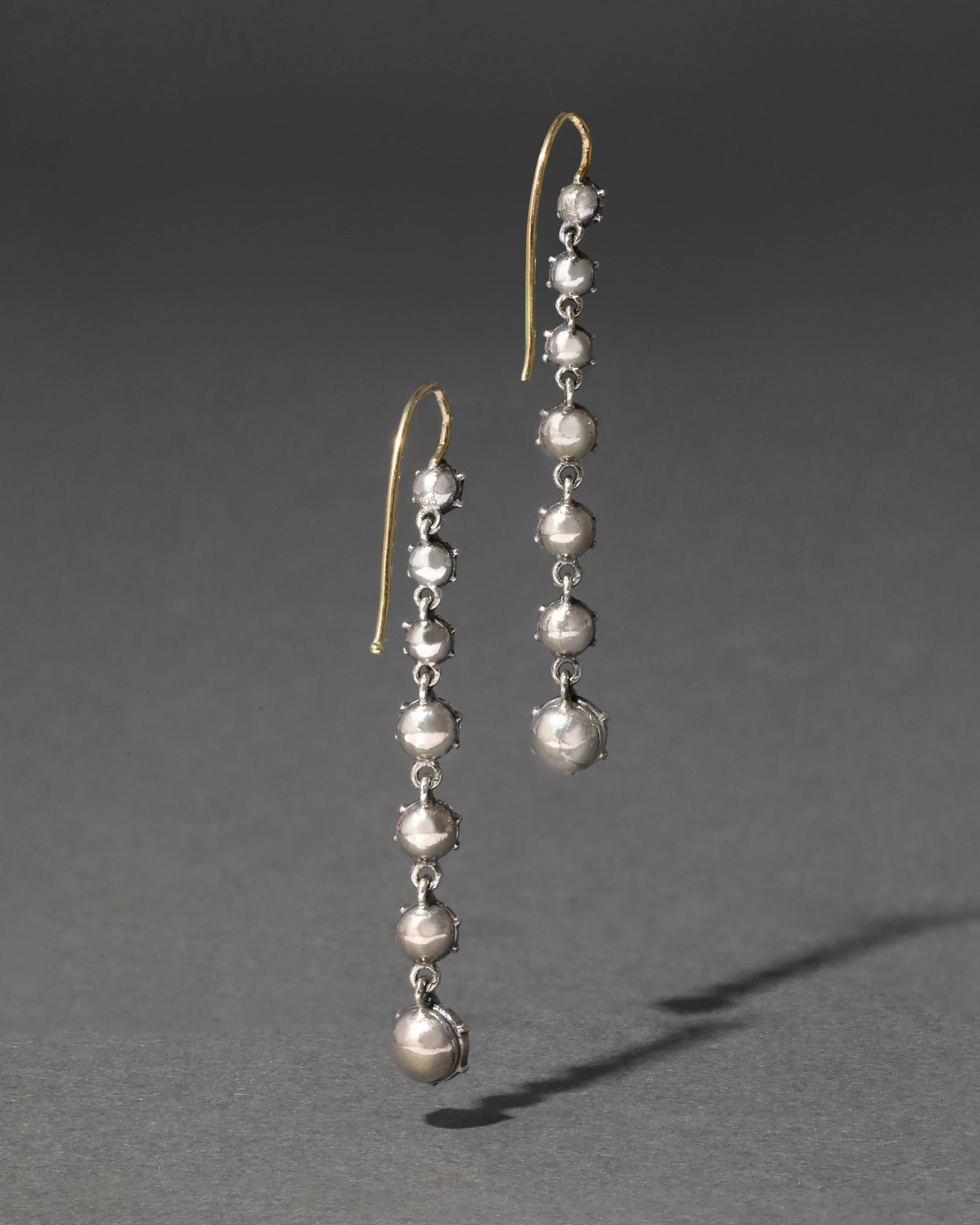 Sterling Silver & 14k Gold Graduated Cut Luminous Crystal Earrings sold by Alexis Bittar product image thumbnail 3