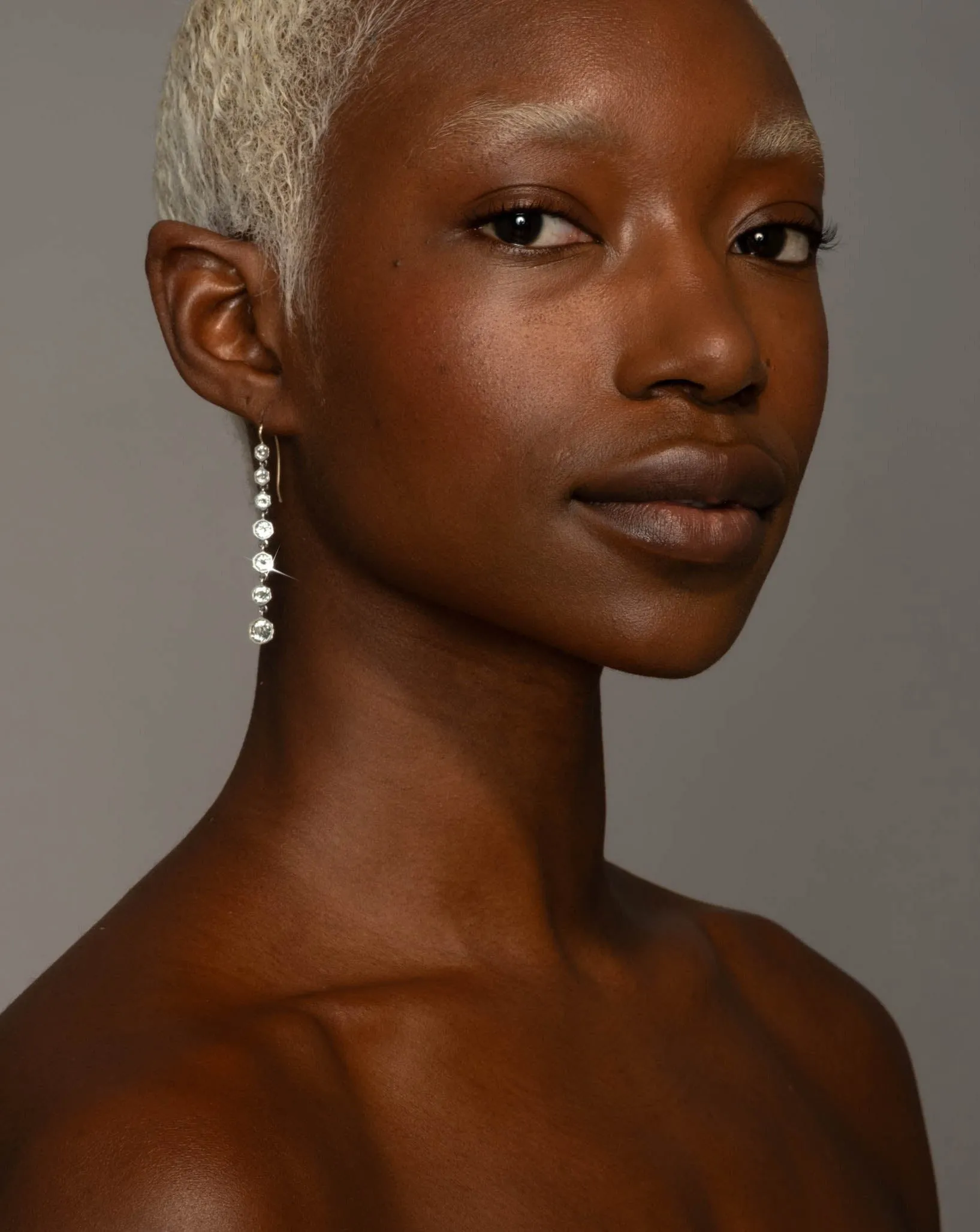 Sterling Silver & 14k Gold Graduated Cut Luminous Crystal Earrings sold by Alexis Bittar product image thumbnail 2