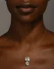 Sterling Silver & 14k Gold Cut Luminous Crystal Drop Pendant Necklace sold by Alexis Bittar