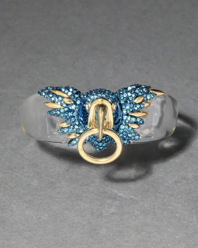 Archive Feathered Parrot Lucite Hinge Bracelet sold by Alexis Bittar