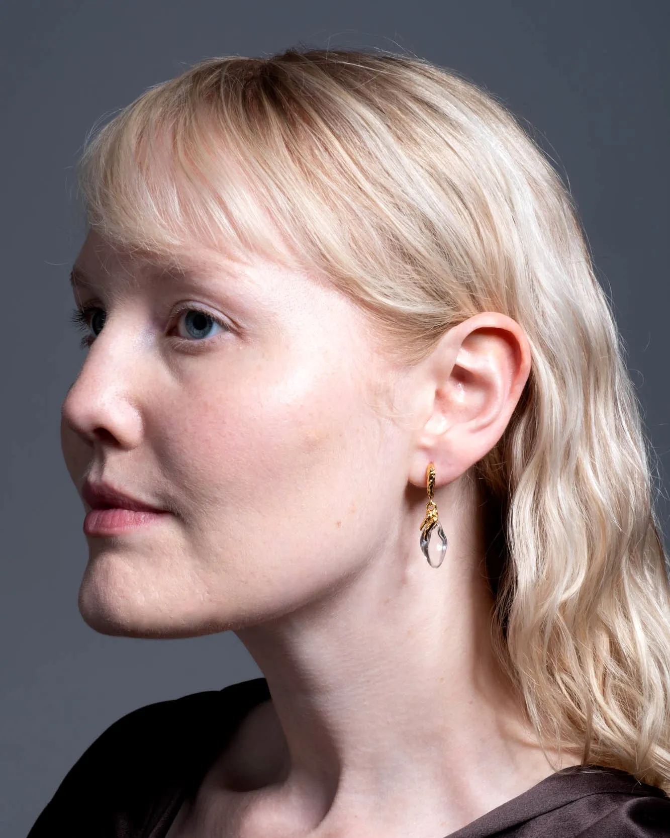 Liquid Vine Lucite Raindrop Leverback Earring sold by Alexis Bittar product image thumbnail 4