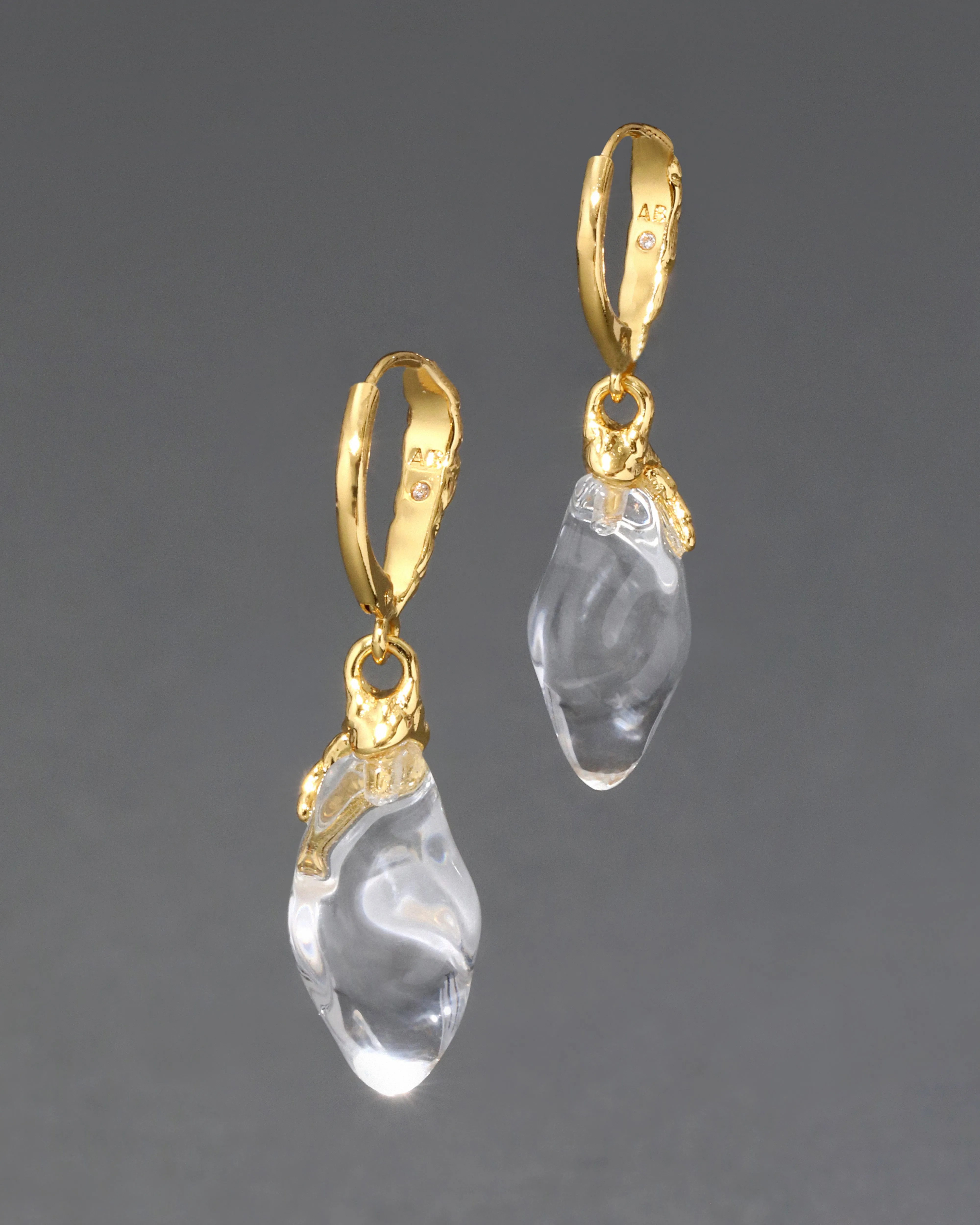 Liquid Vine Lucite Raindrop Leverback Earring sold by Alexis Bittar product image thumbnail 5