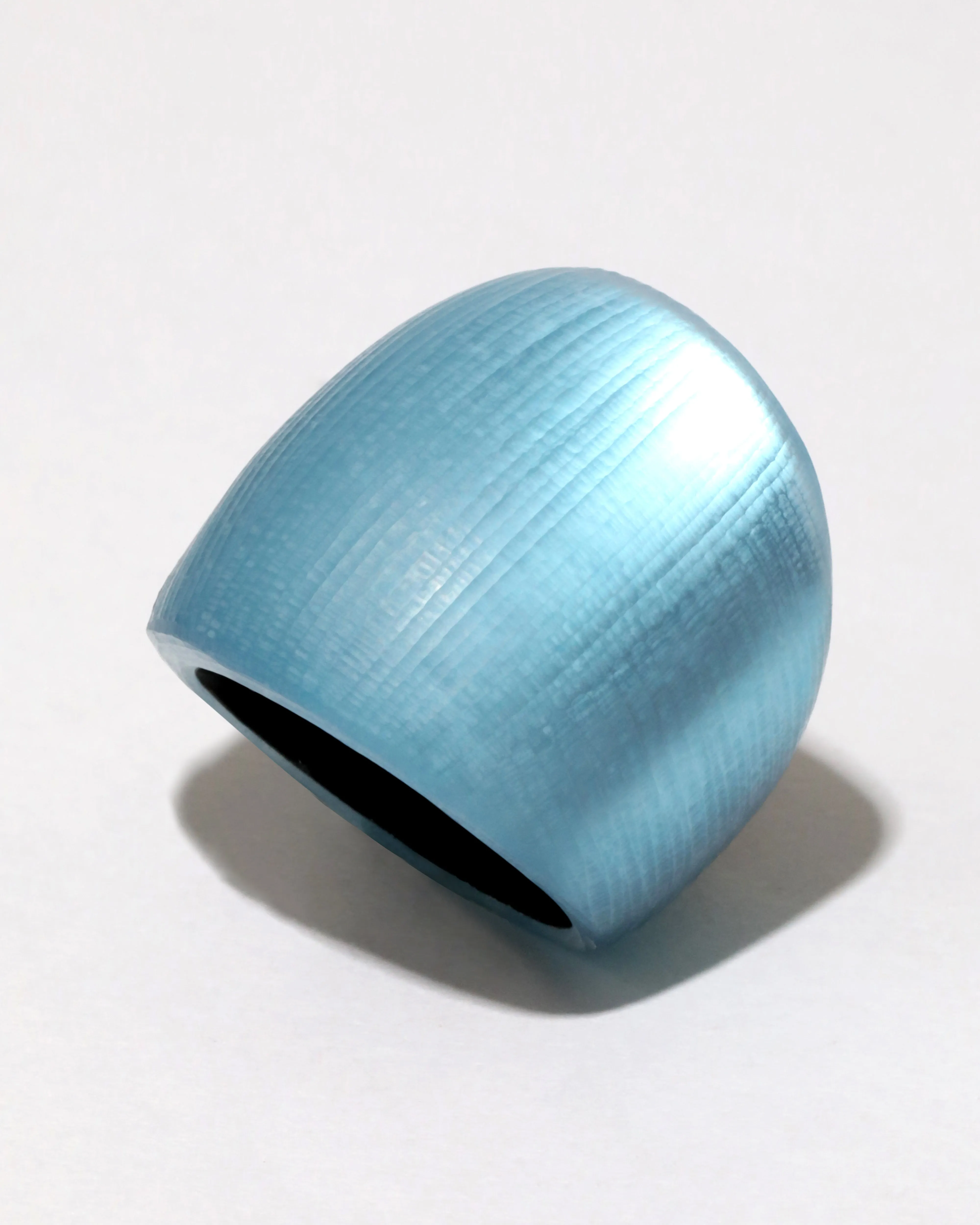 Lucite Block Ring- Bermuda Blue sold by Alexis Bittar