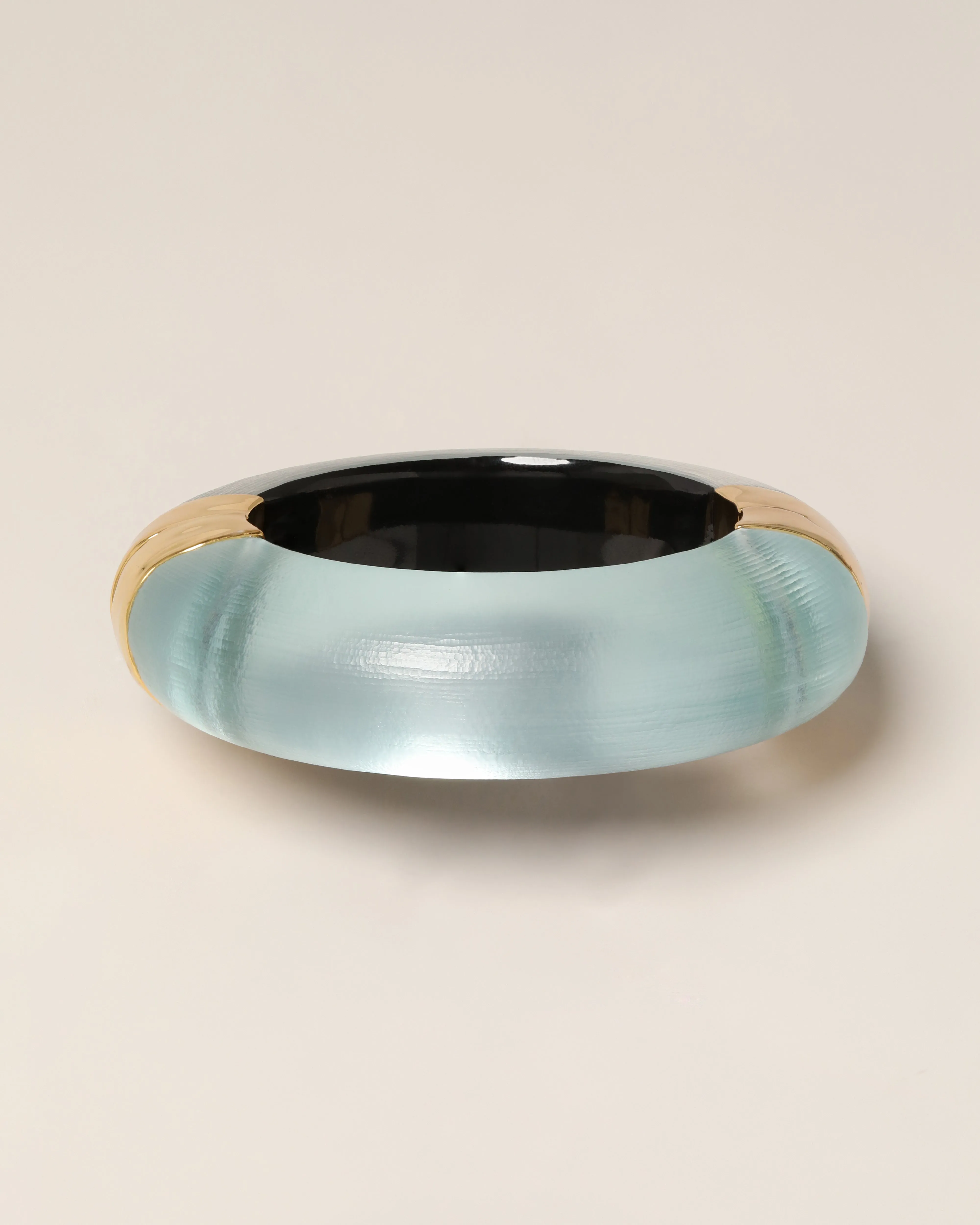 Large Molten Lucite Hinge Bracelet - Blue Grey sold by Alexis Bittar product image thumbnail 3