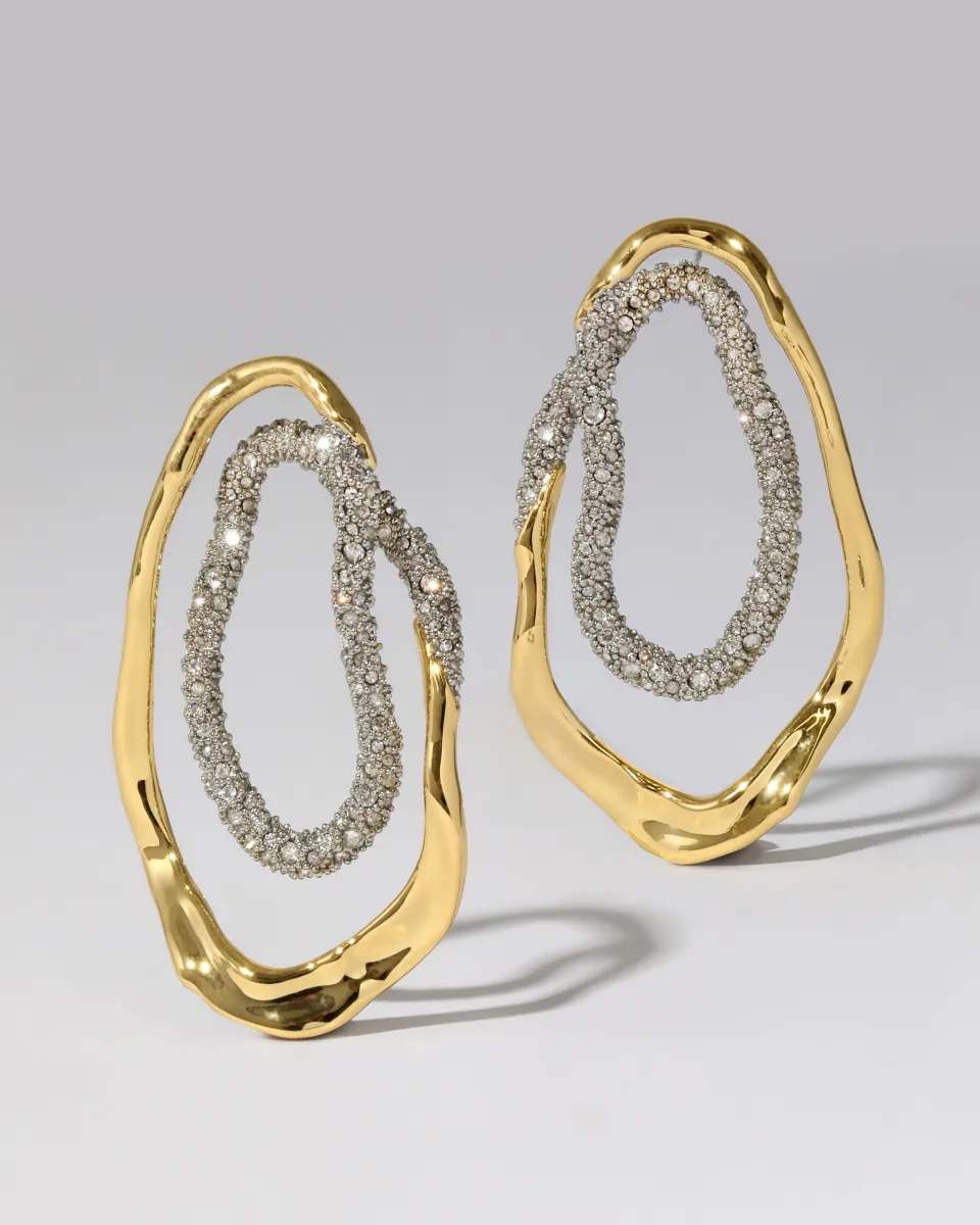 Solanales Double Loop Post Earring sold by Alexis Bittar