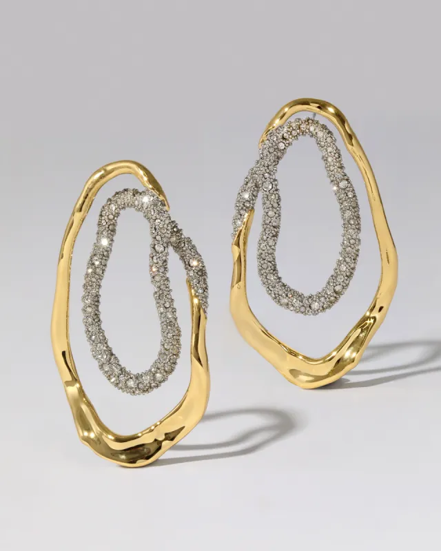 Solanales Double Loop Post Earring sold by Alexis Bittar