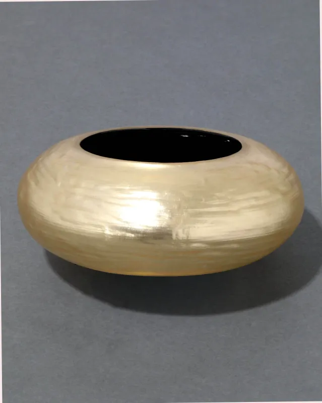 Puffy Lucite Bangle Bracelet- Gold made by Alexis Bittar