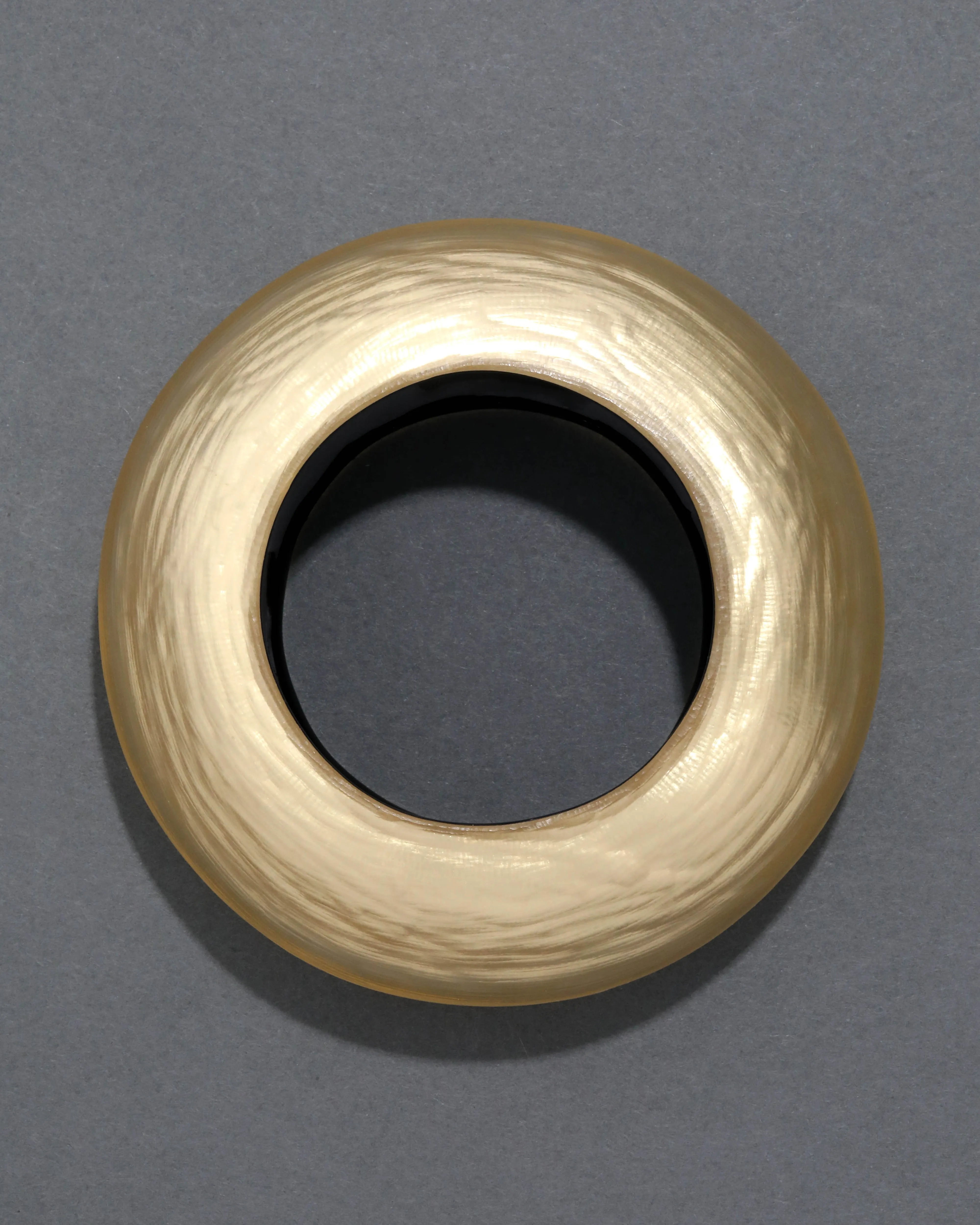 Puffy Lucite Bangle Bracelet- Gold sold by Alexis Bittar product image thumbnail 4