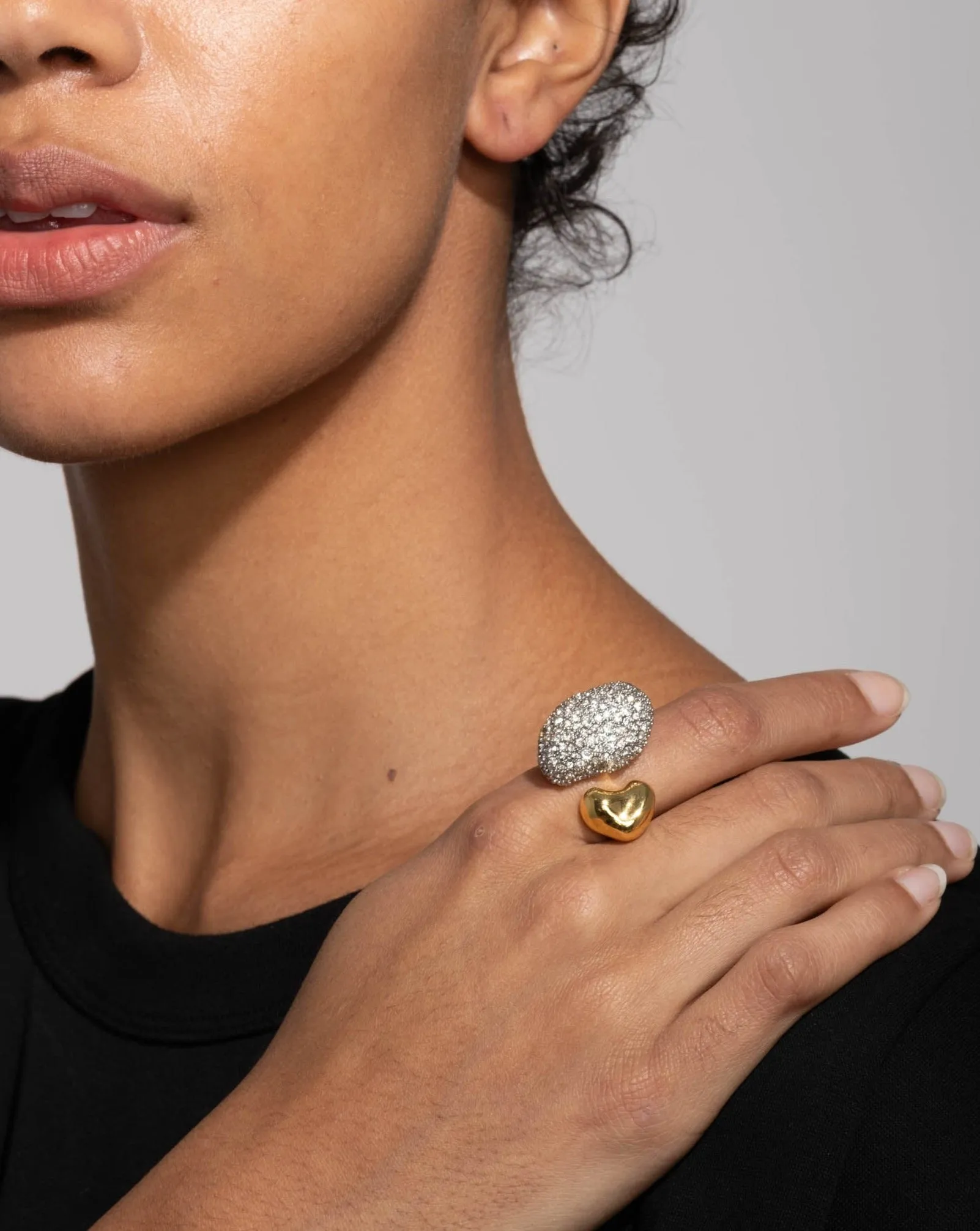 Solanales Crystal Pebble Ring sold by Alexis Bittar product image thumbnail 3