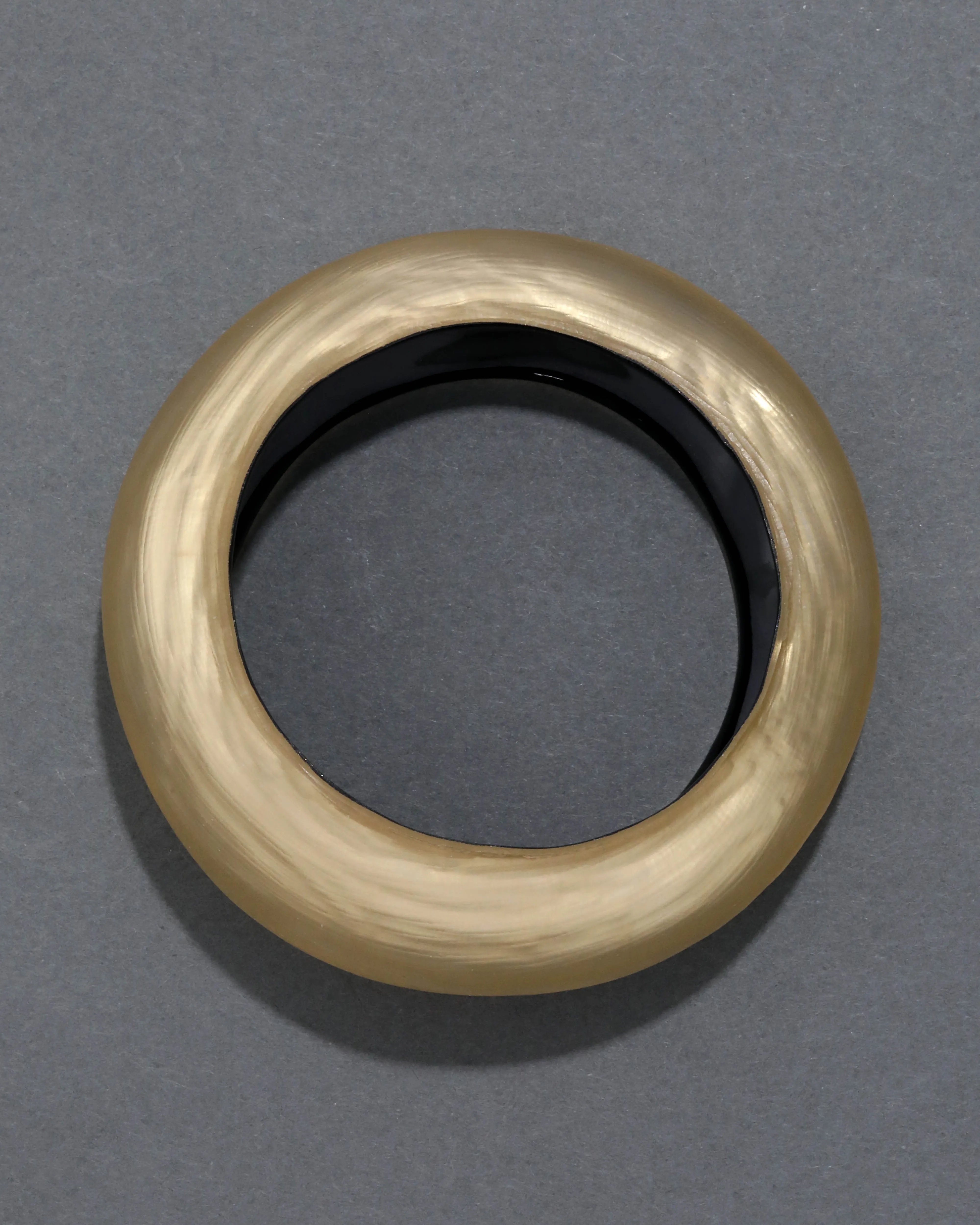 Puffy Lucite Tapered Bangle Bracelet- Gold sold by Alexis Bittar product image thumbnail 3
