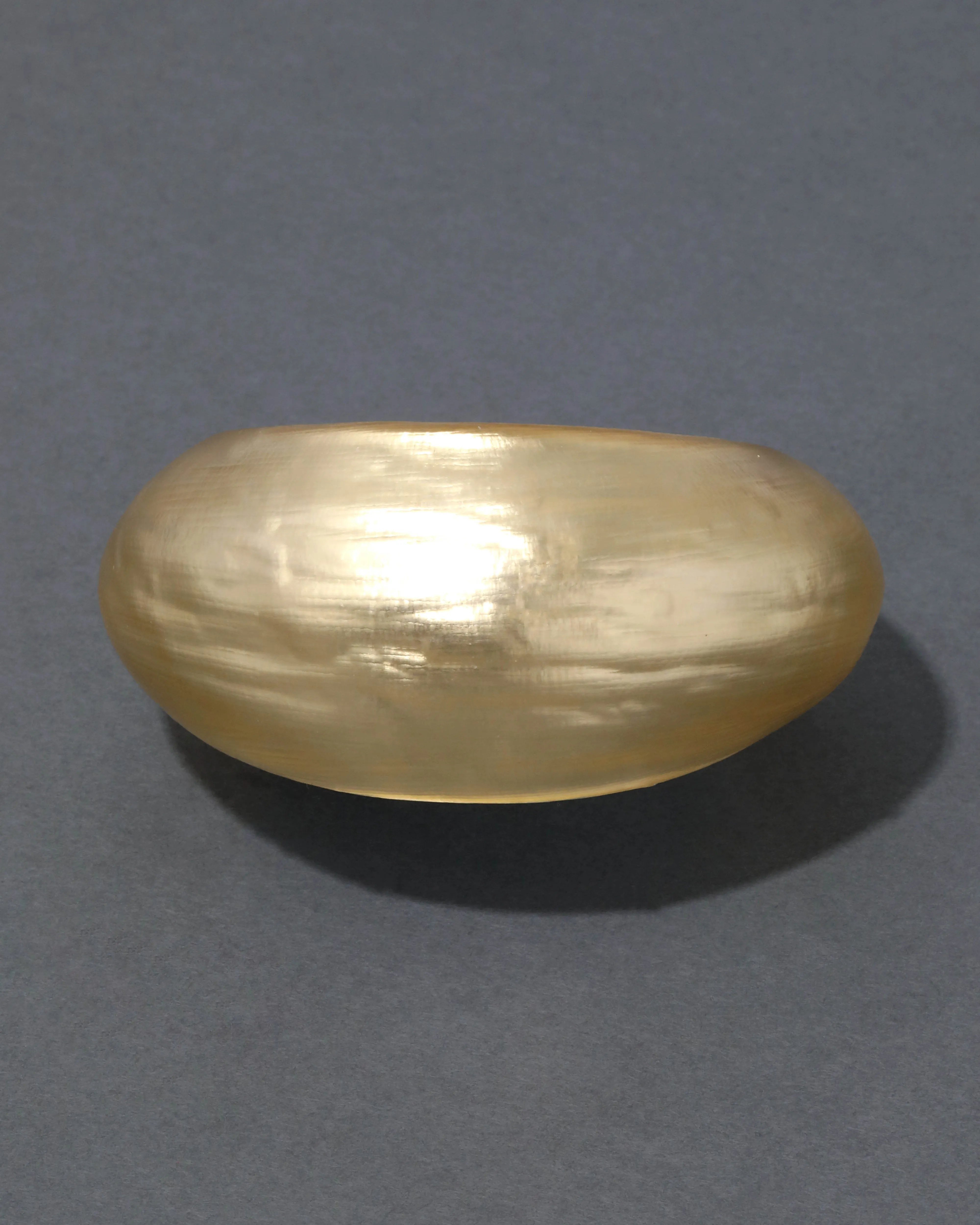 Puffy Lucite Tapered Bangle Bracelet- Gold sold by Alexis Bittar product image thumbnail 4