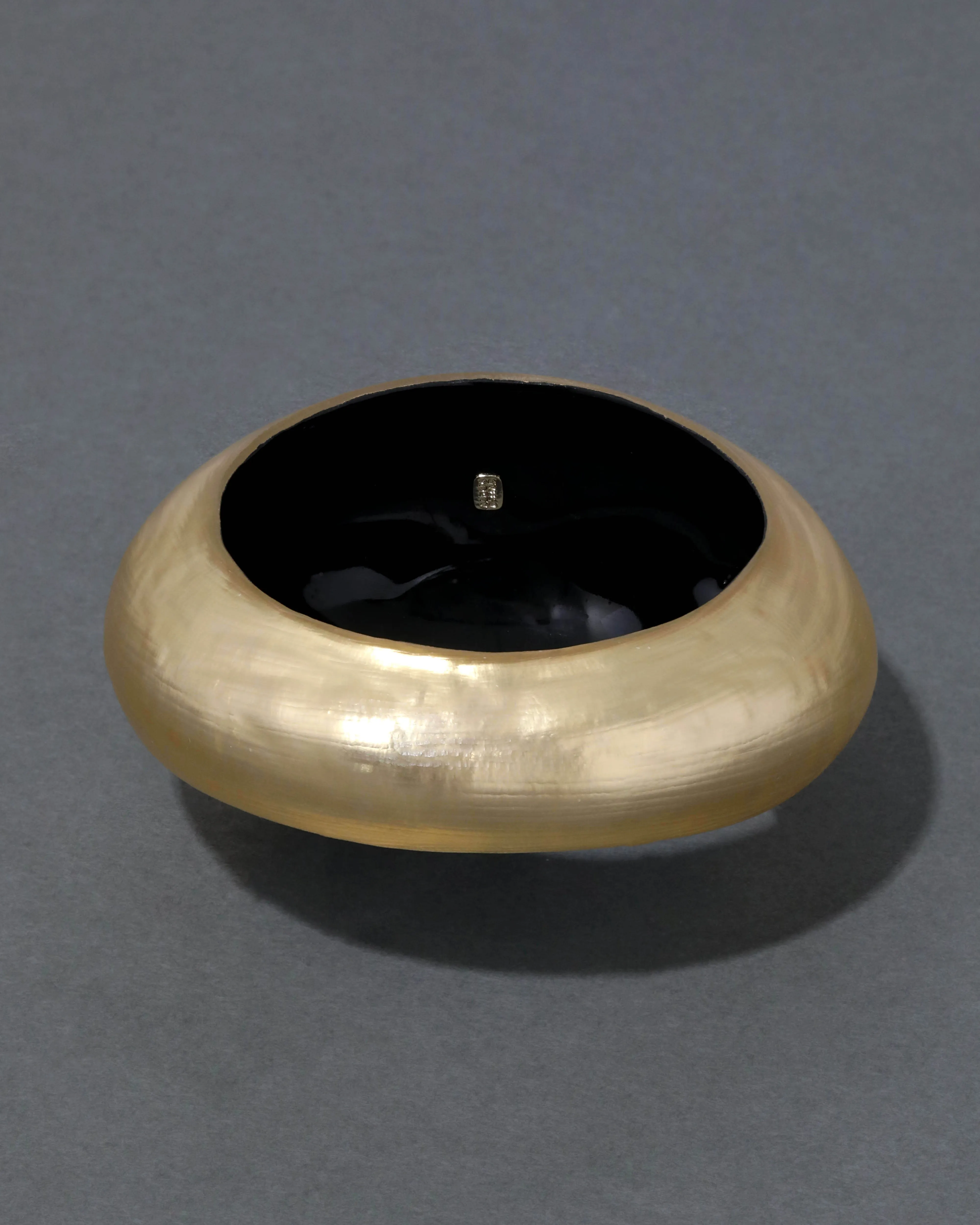 Puffy Lucite Tapered Bangle Bracelet- Gold sold by Alexis Bittar product image thumbnail 5