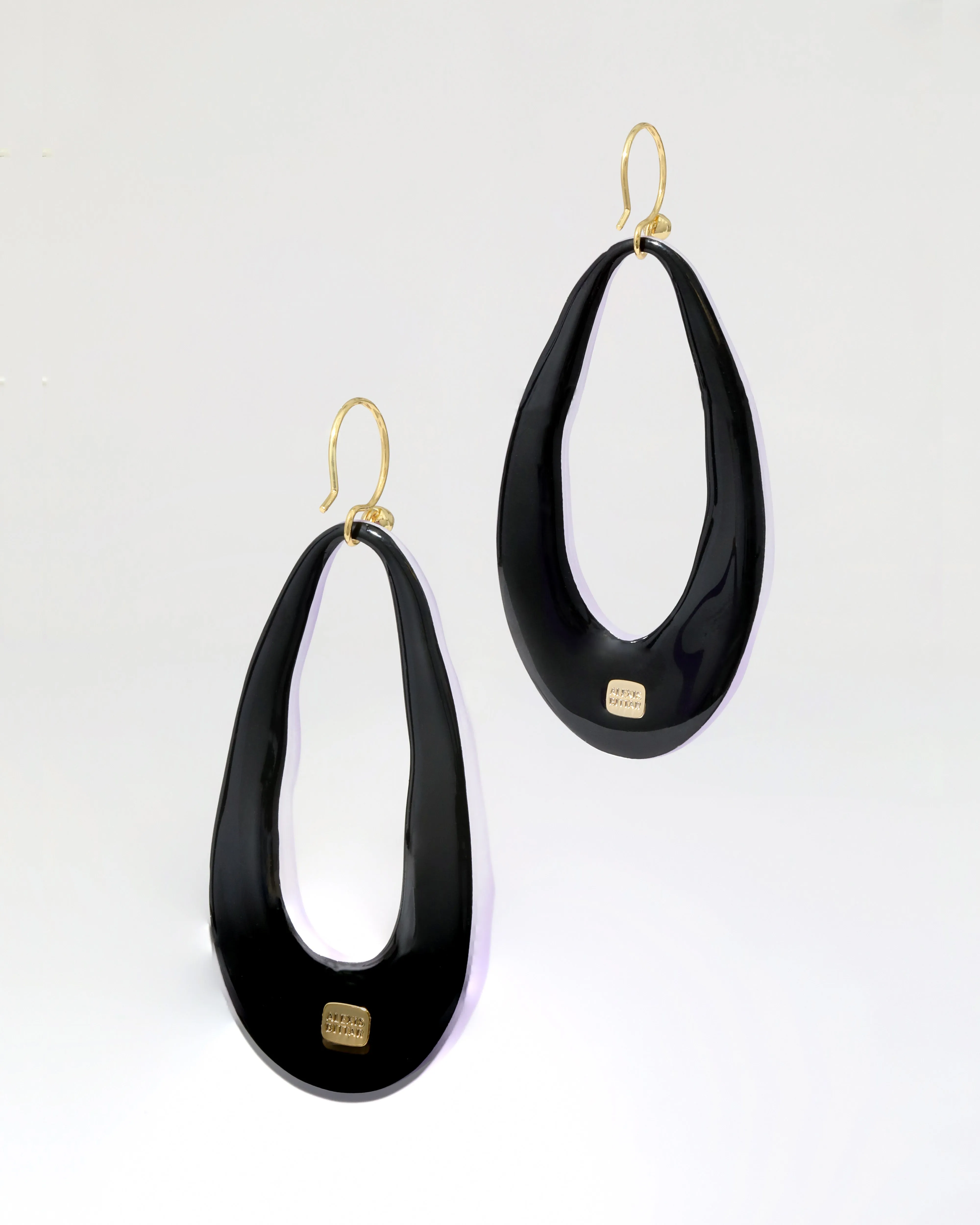 Lucite Link Wire Earring- Amethyst sold by Alexis Bittar product image thumbnail 3