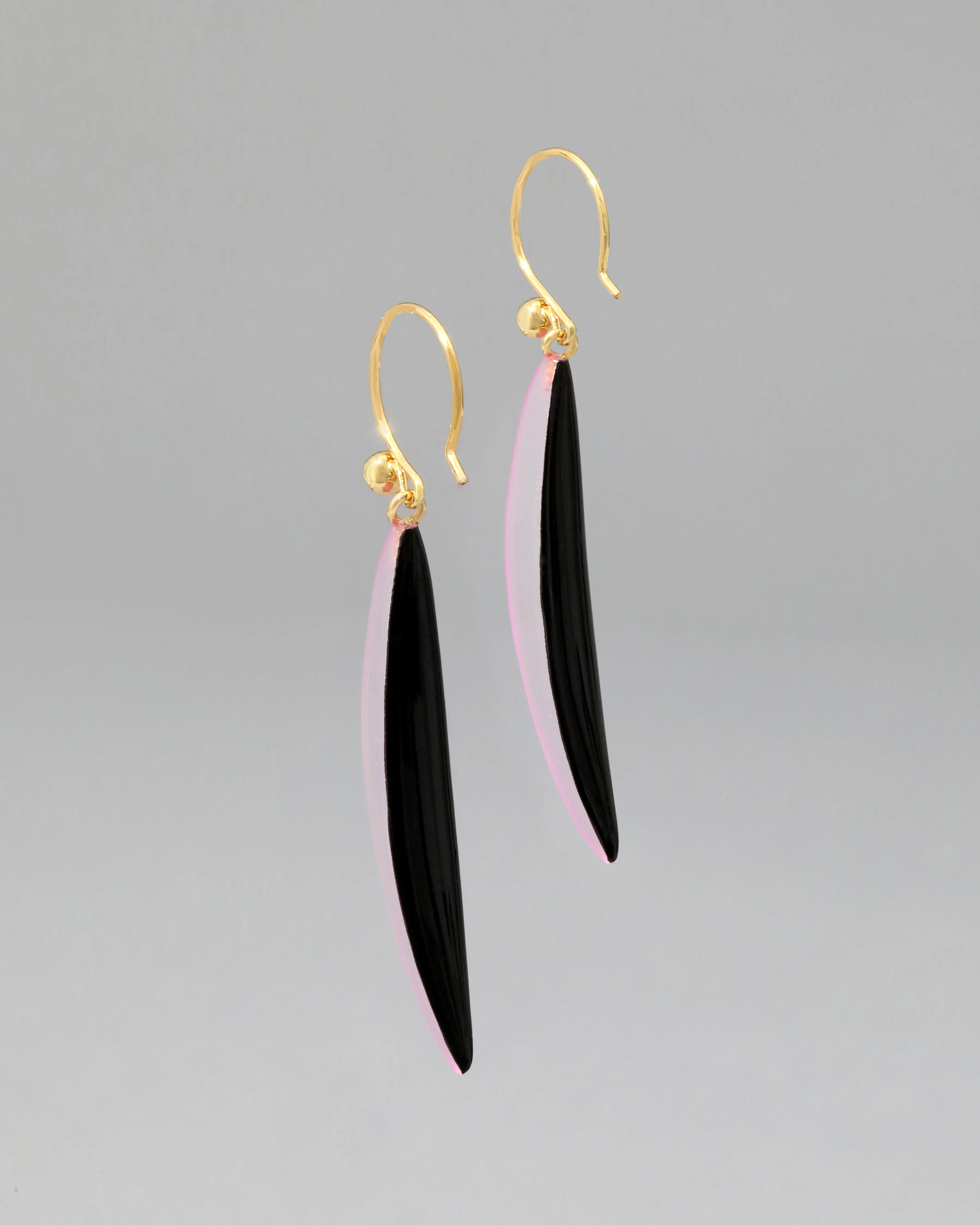 Lucite Sliver Wire Earring- Azalea sold by Alexis Bittar product image thumbnail 3
