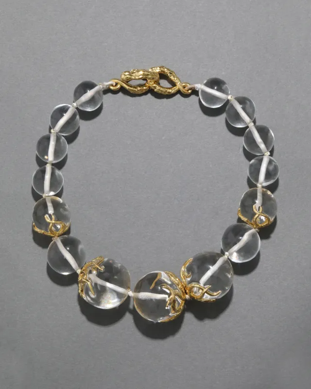 Liquid Vine Lucite Orb Necklace sold by Alexis Bittar