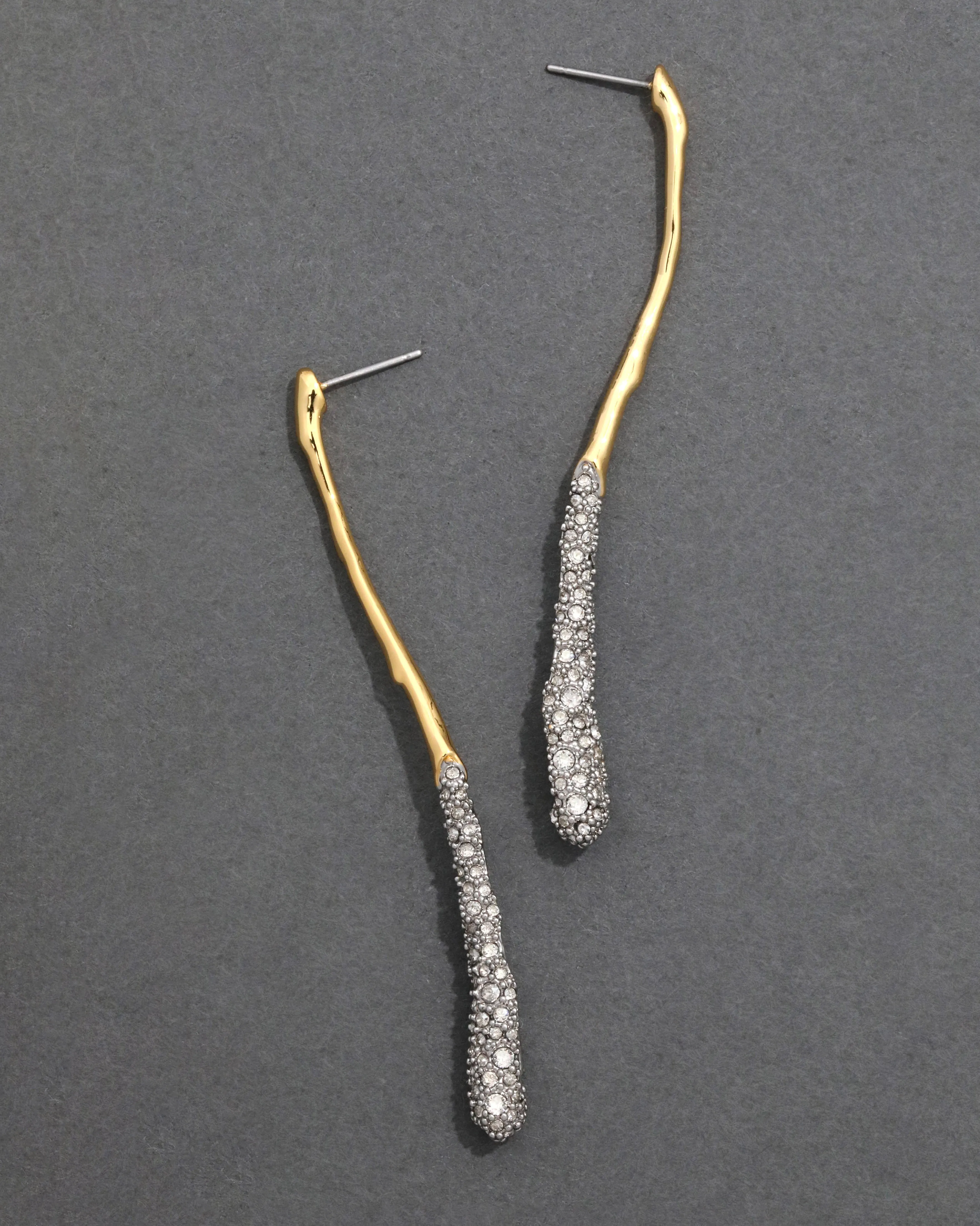 Solanales Gold Linear Earring sold by Alexis Bittar product image thumbnail 4