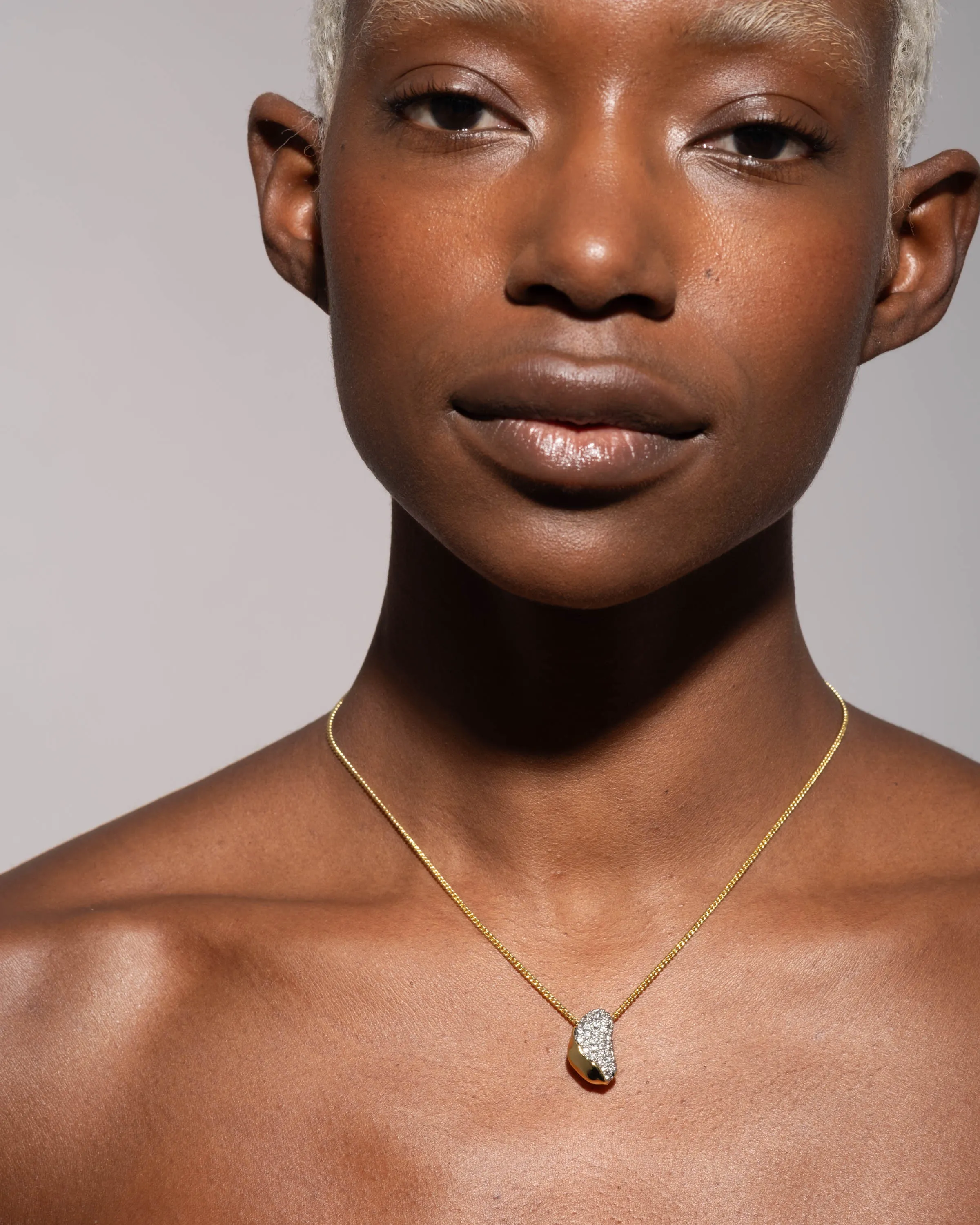 Solanales Crystal Small Pebble Necklace sold by Alexis Bittar product image thumbnail 5