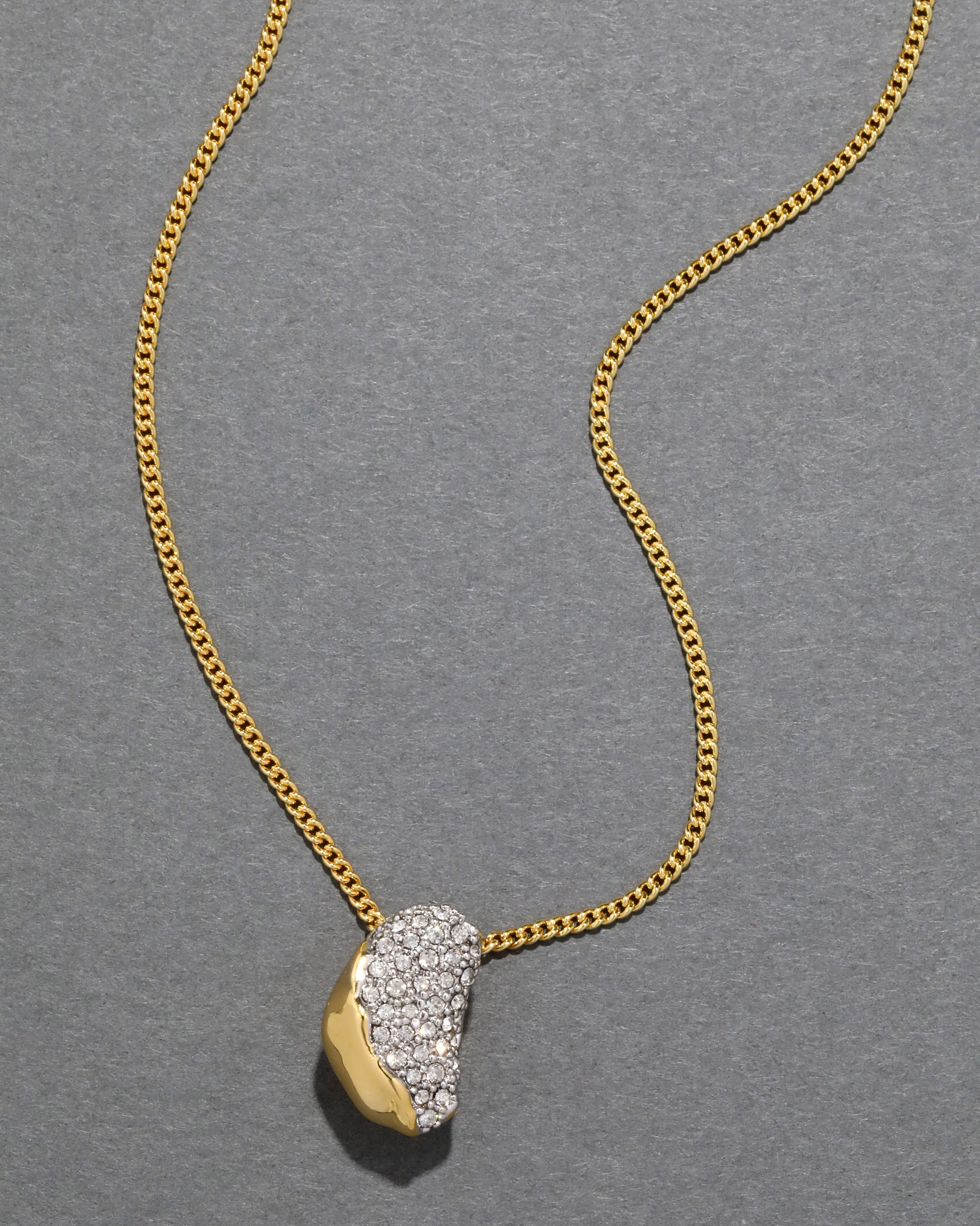 Solanales Crystal Small Pebble Necklace sold by Alexis Bittar