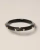 Crystal Studded Lucite Hinge Bracelet - Black sold by Alexis Bittar