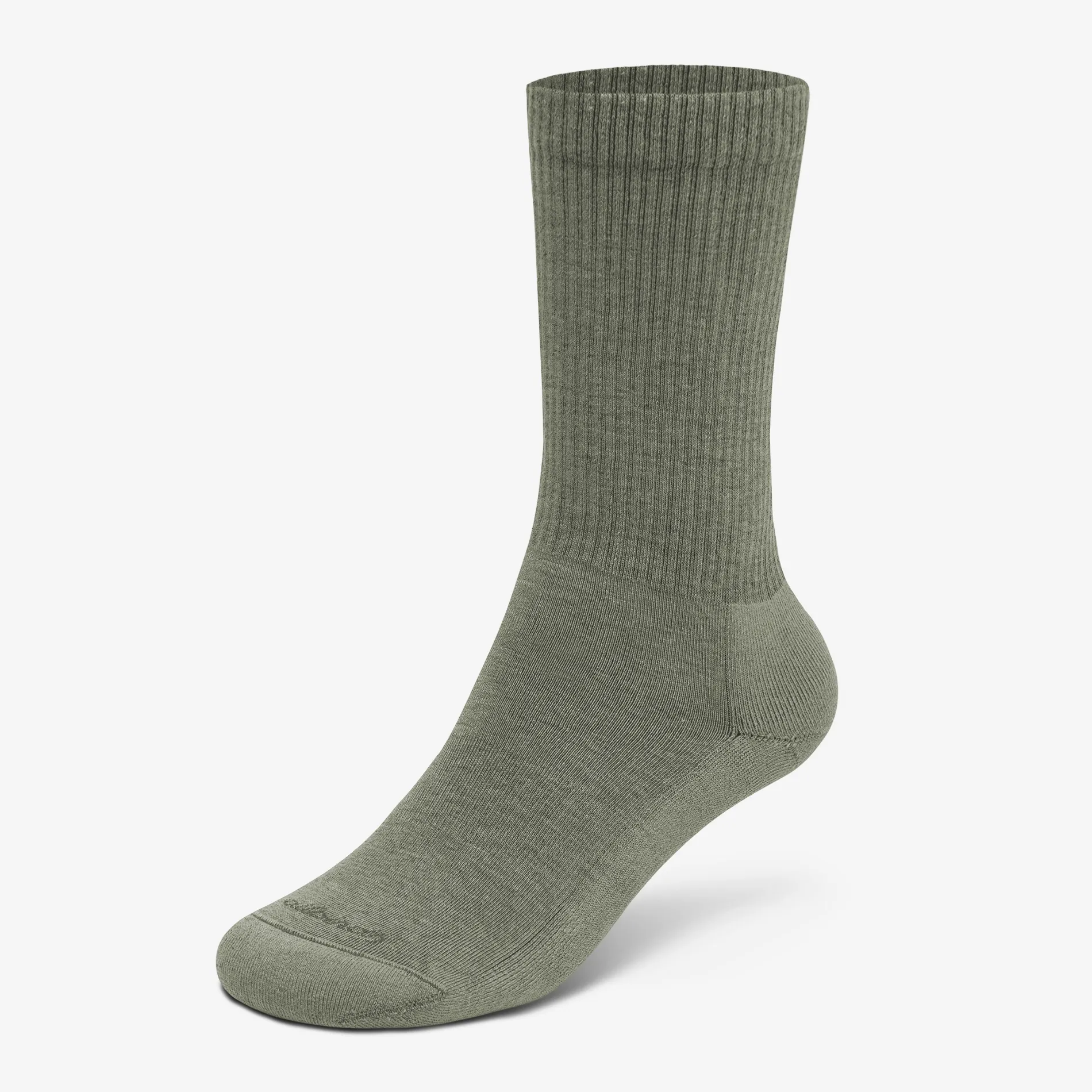 Anytime Crew Sock - Rugged Green sold by allbirds