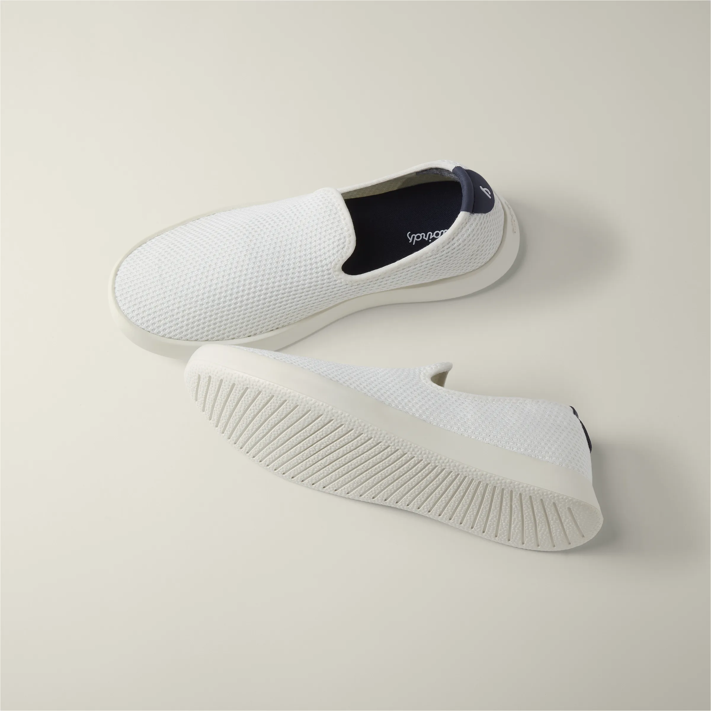 Women's Tree Loungers - Natural White/True Navy (Natural White Sole) sold by allbirds product image thumbnail 5