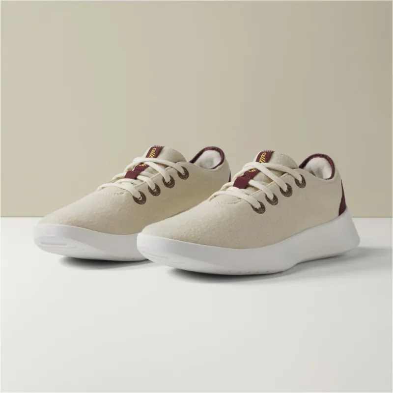 Women's Wool Runner 2 - Beige Hush/Botanic Red (Blizzard Sole) sold by allbirds