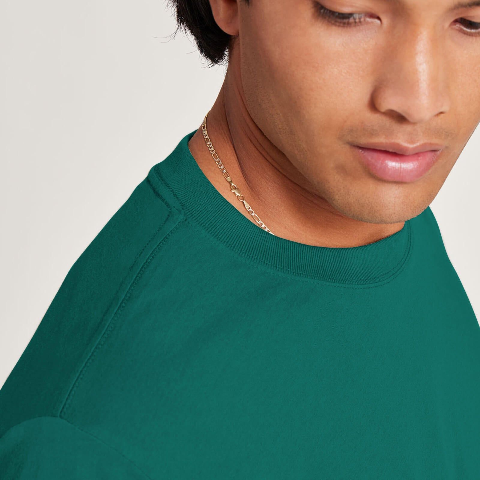 Men's Allgood Organic Cotton Long Sleeve Tee - Deep Emerald sold by allbirds product image thumbnail 3