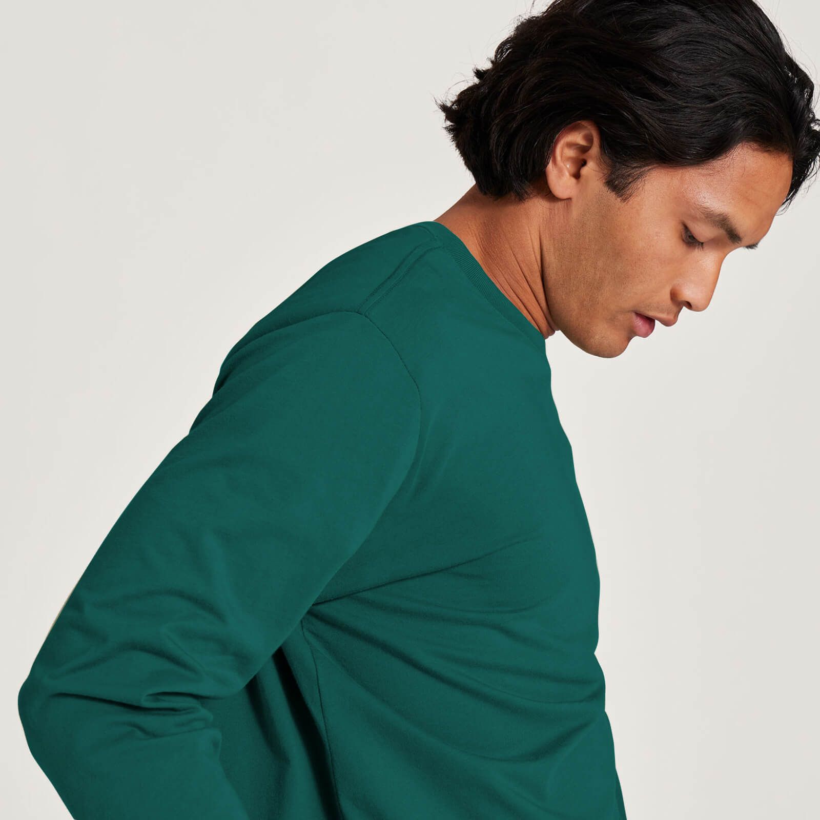 Men's Allgood Organic Cotton Long Sleeve Tee - Deep Emerald sold by allbirds product image thumbnail 2