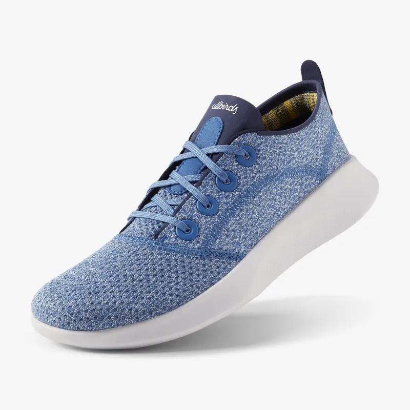 Men's SuperLight Tree Runners - Basin Blue (Light Grey Sole) sold by allbirds