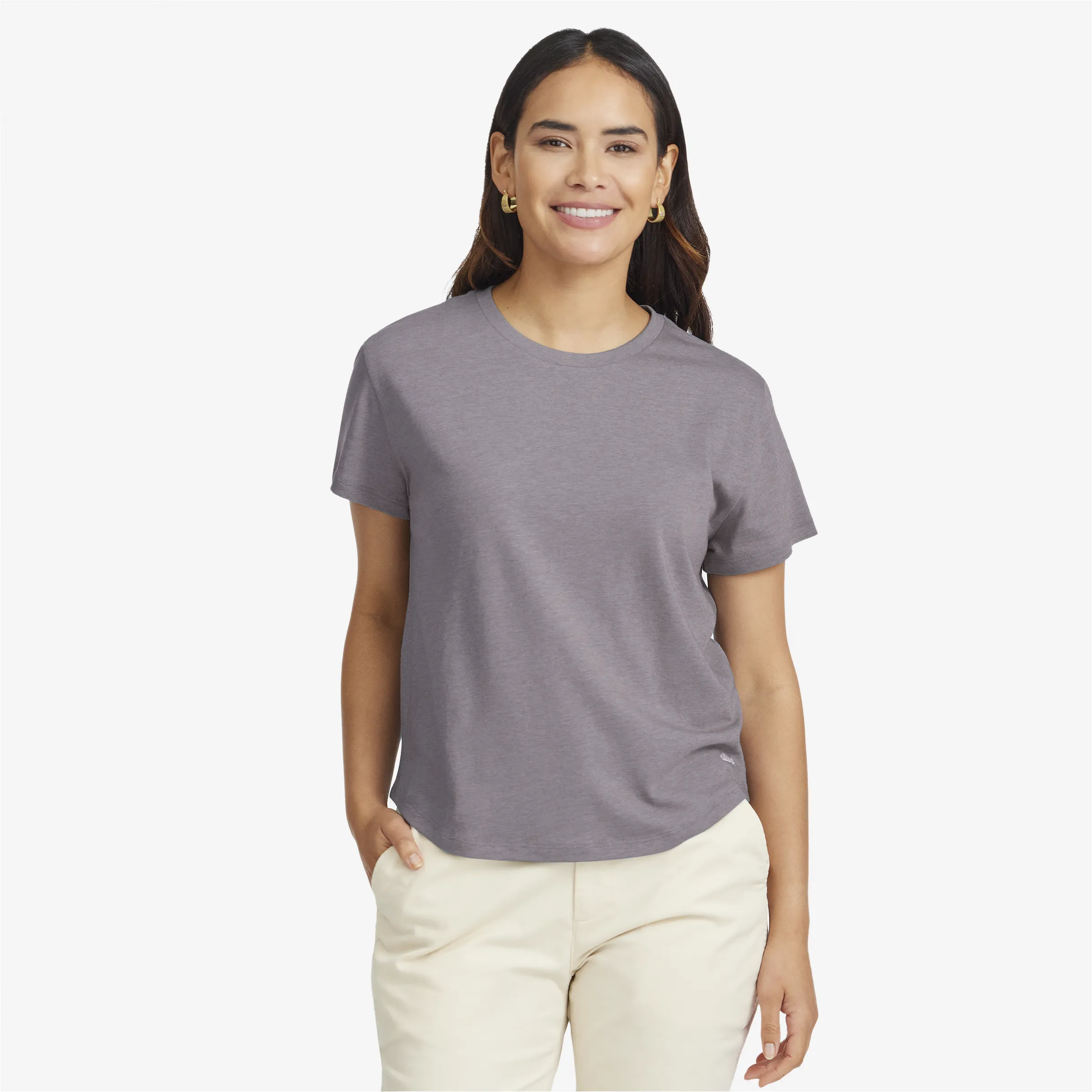 Women's Soft Merino Tee - Rugged Purple sold by allbirds