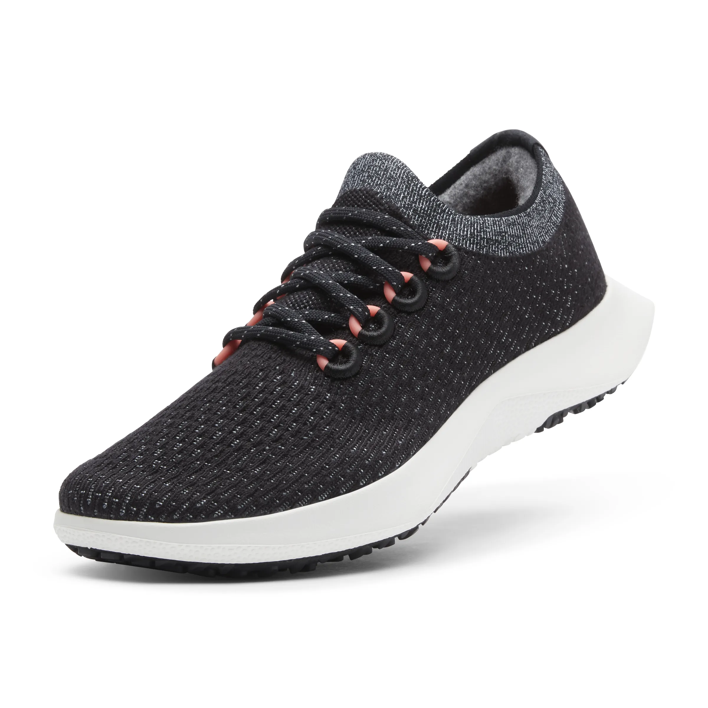 Women's Tree Dasher 2 - Natural Black/Bloom Coral (Blizzard Sole) sold by allbirds