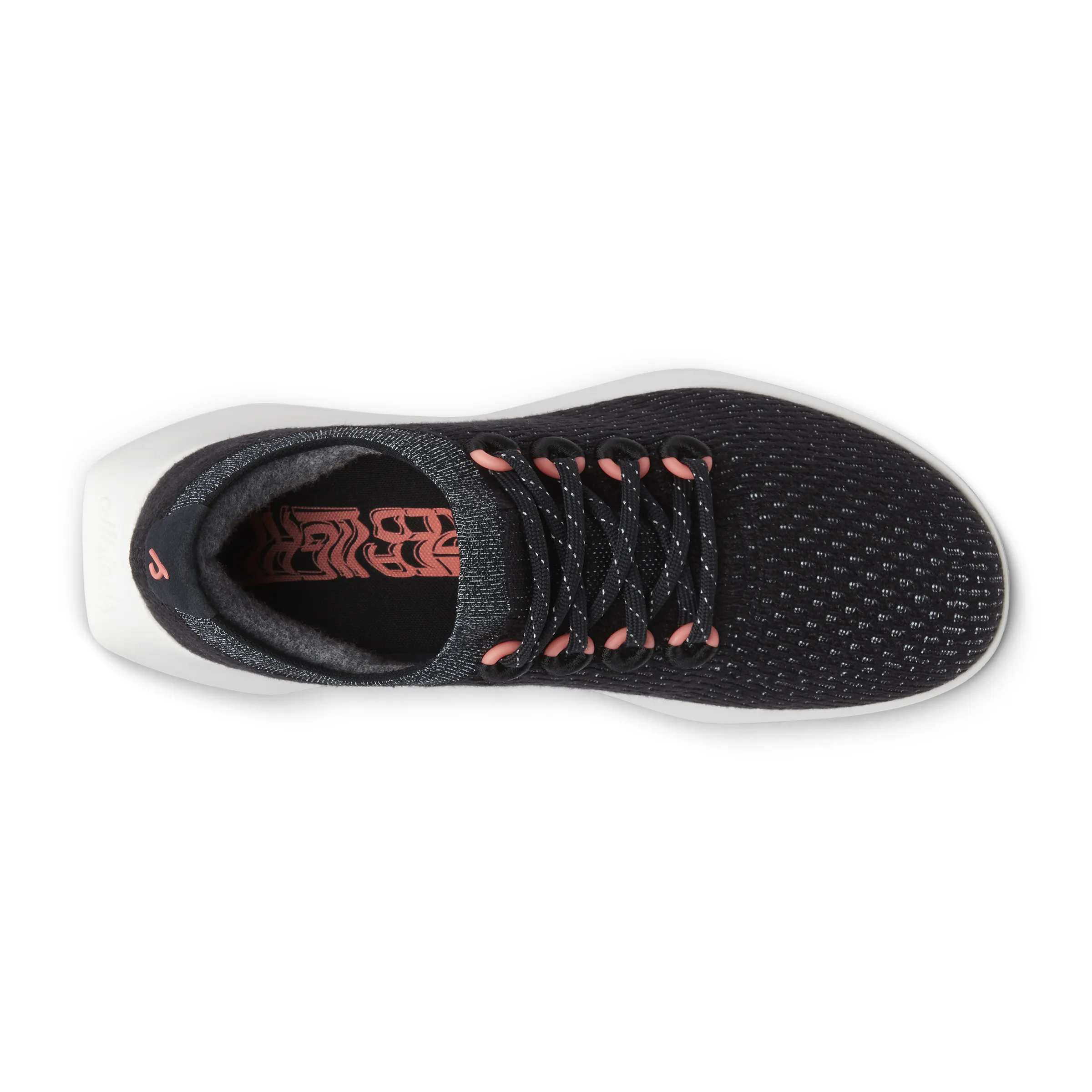 Women's Tree Dasher 2 - Natural Black/Bloom Coral (Blizzard Sole) sold by allbirds product image thumbnail 5