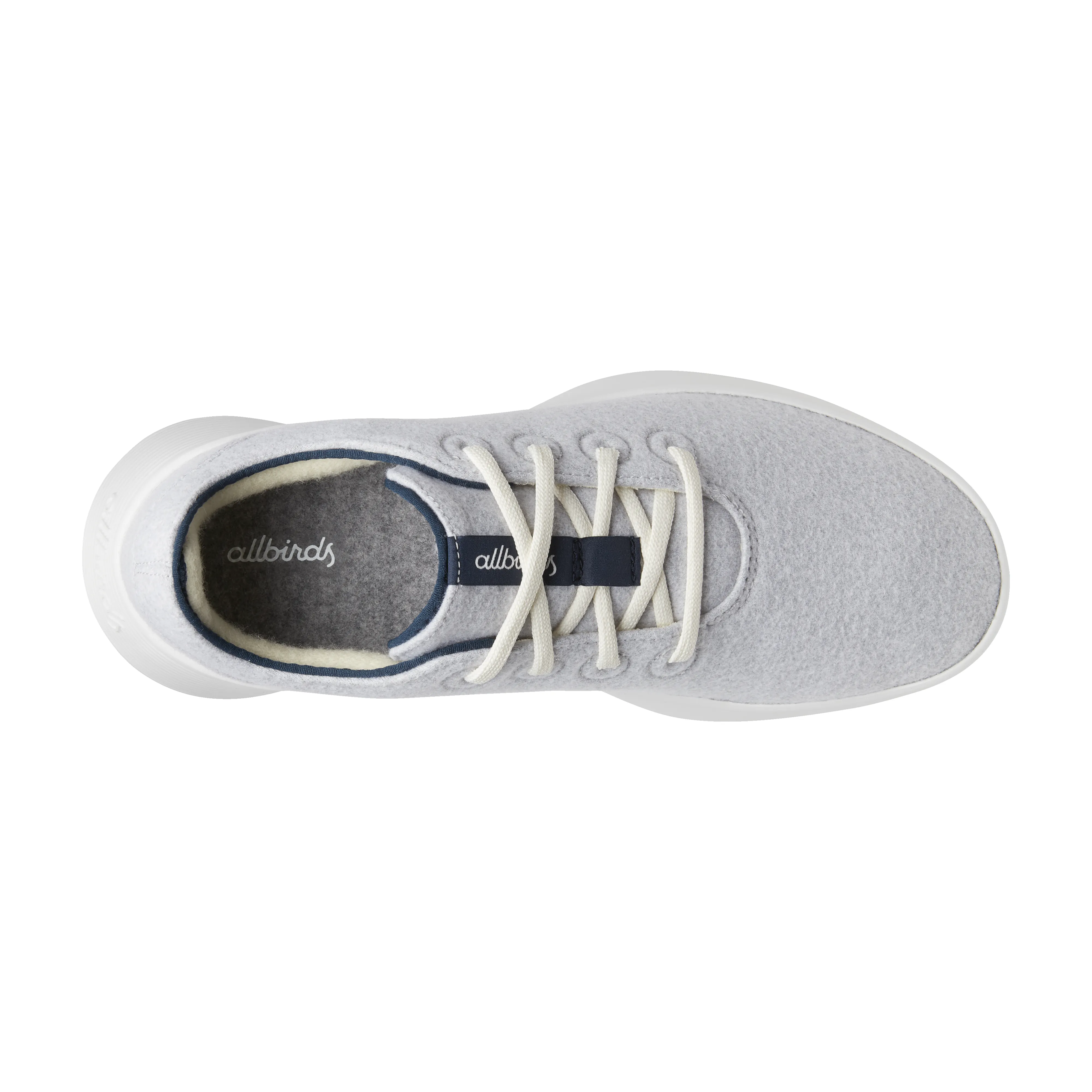 Women's Wool Runner 2 - Light Grey/True Navy (Blizzard Sole) sold by allbirds product image thumbnail 4