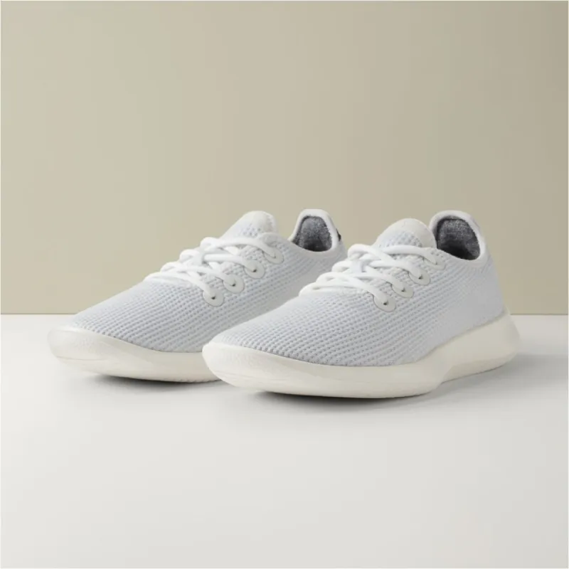 Men's Tree Runners - Blizzard/True Navy (Natural White Sole) sold by allbirds