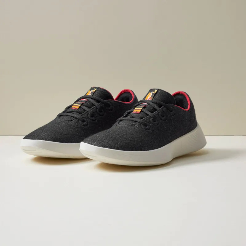 Women's Wool Runner 2 - Natural Black/Kea Red (Natural White Sole) sold by allbirds