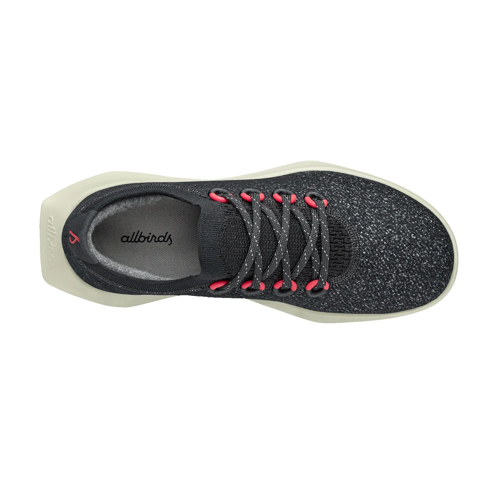 Women's Wool Dasher Mizzles - Dark Grey/Bloom Red (Arid Beige Sole) sold by allbirds product image thumbnail 5