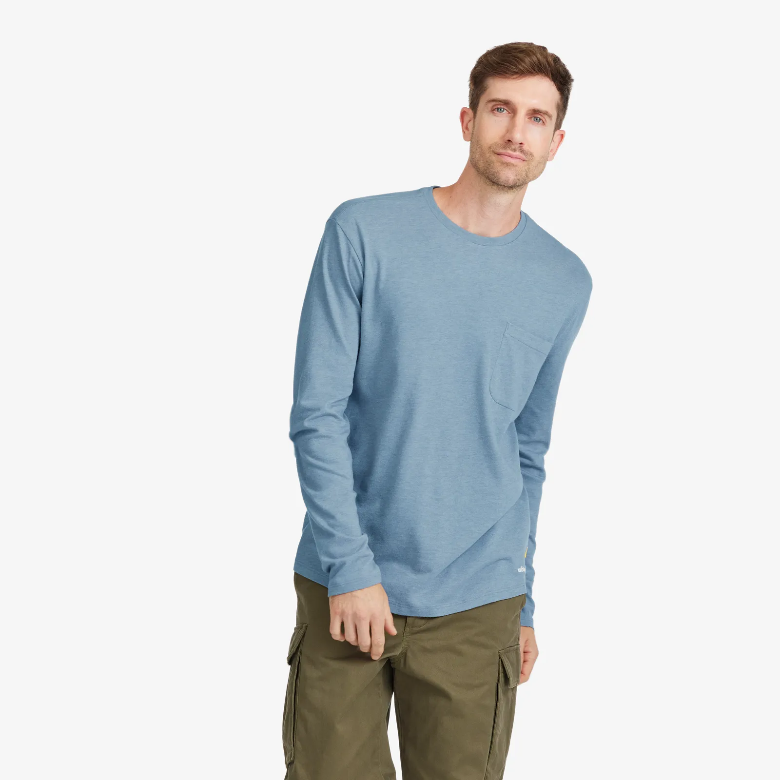 Men's Soft Merino Tee - Stormy Teal sold by allbirds product image thumbnail 3