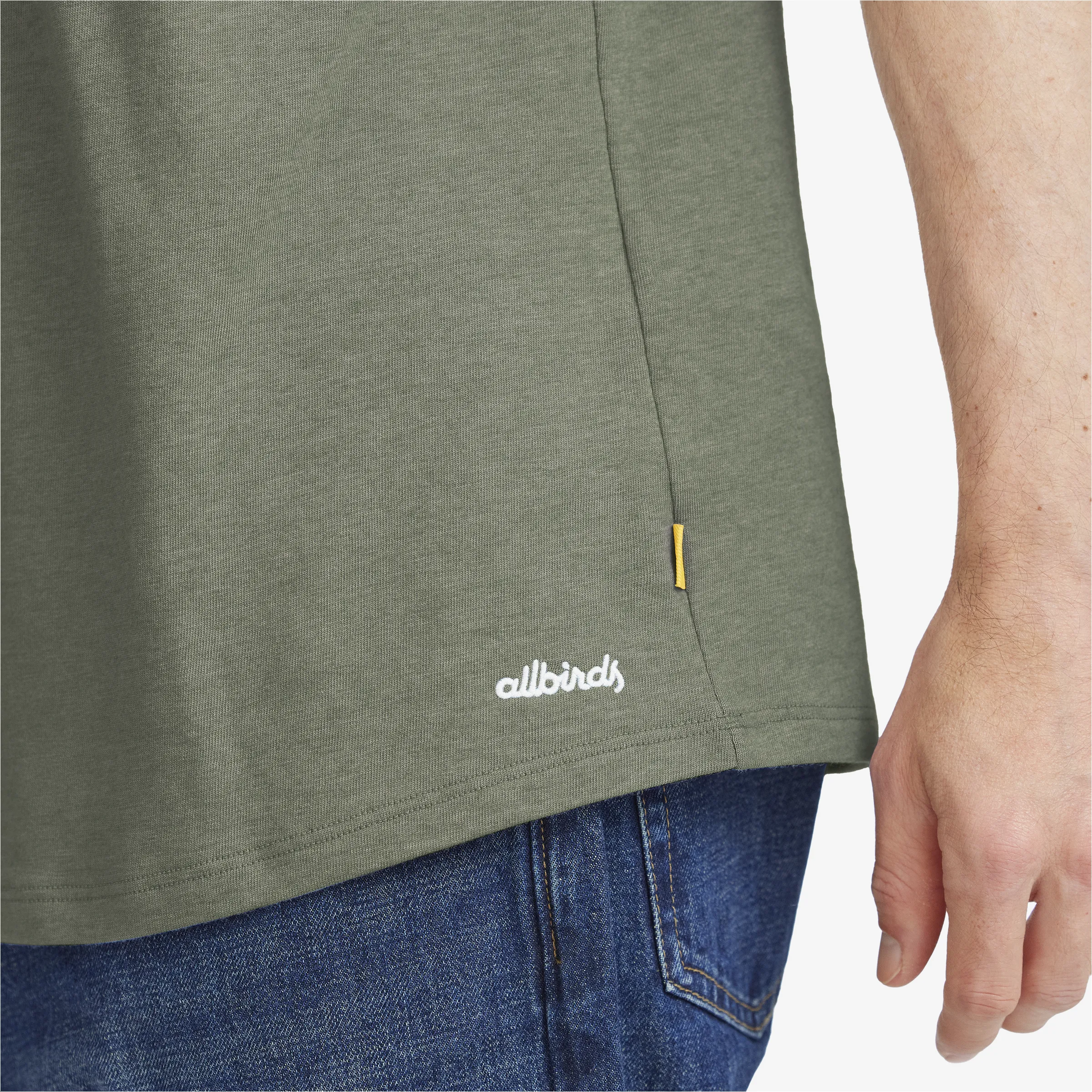 Men's Soft Merino Tee - Rugged Green sold by allbirds product image thumbnail 3