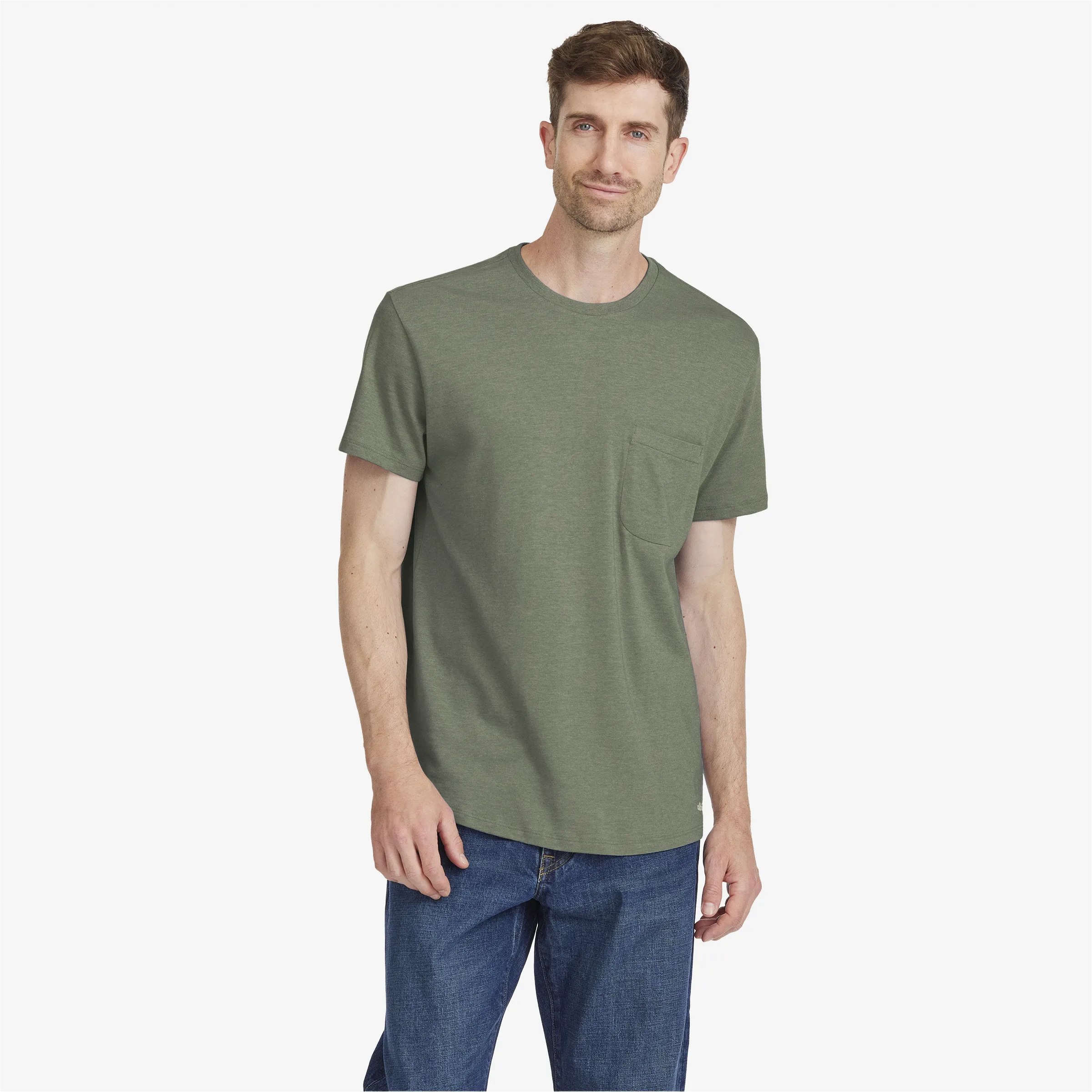 Men's Soft Merino Tee - Rugged Green sold by allbirds