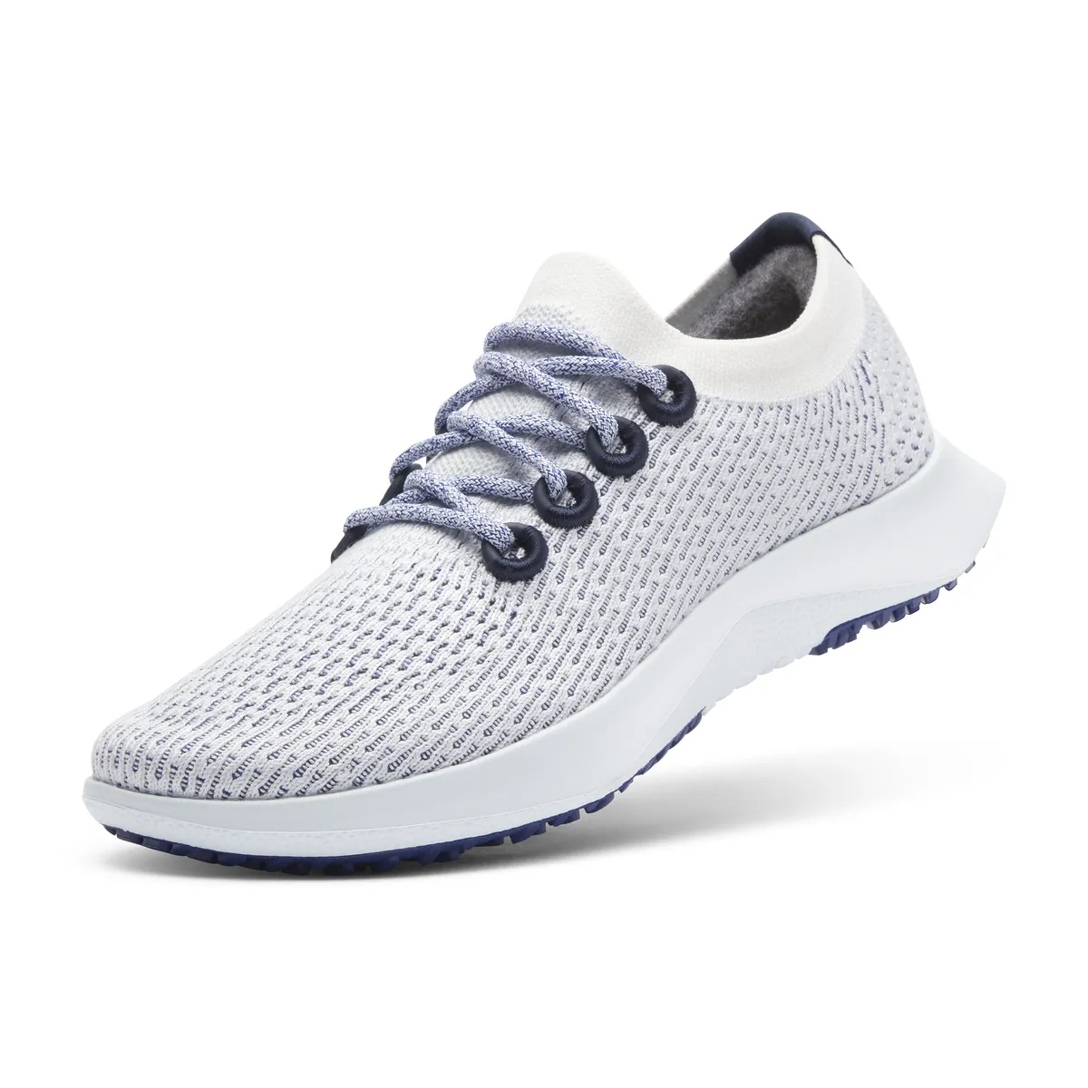 Women's Tree Dasher 2 - Blizzard/Hazy Cobalt (Clarity Blue Sole) sold by allbirds