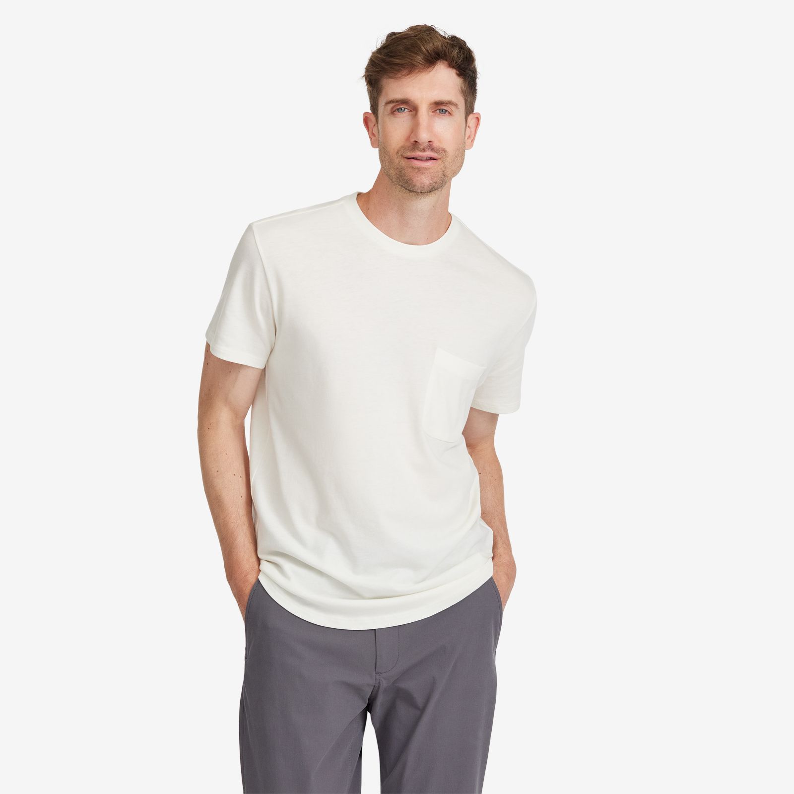 Men's Anytime Tee - Natural White sold by allbirds