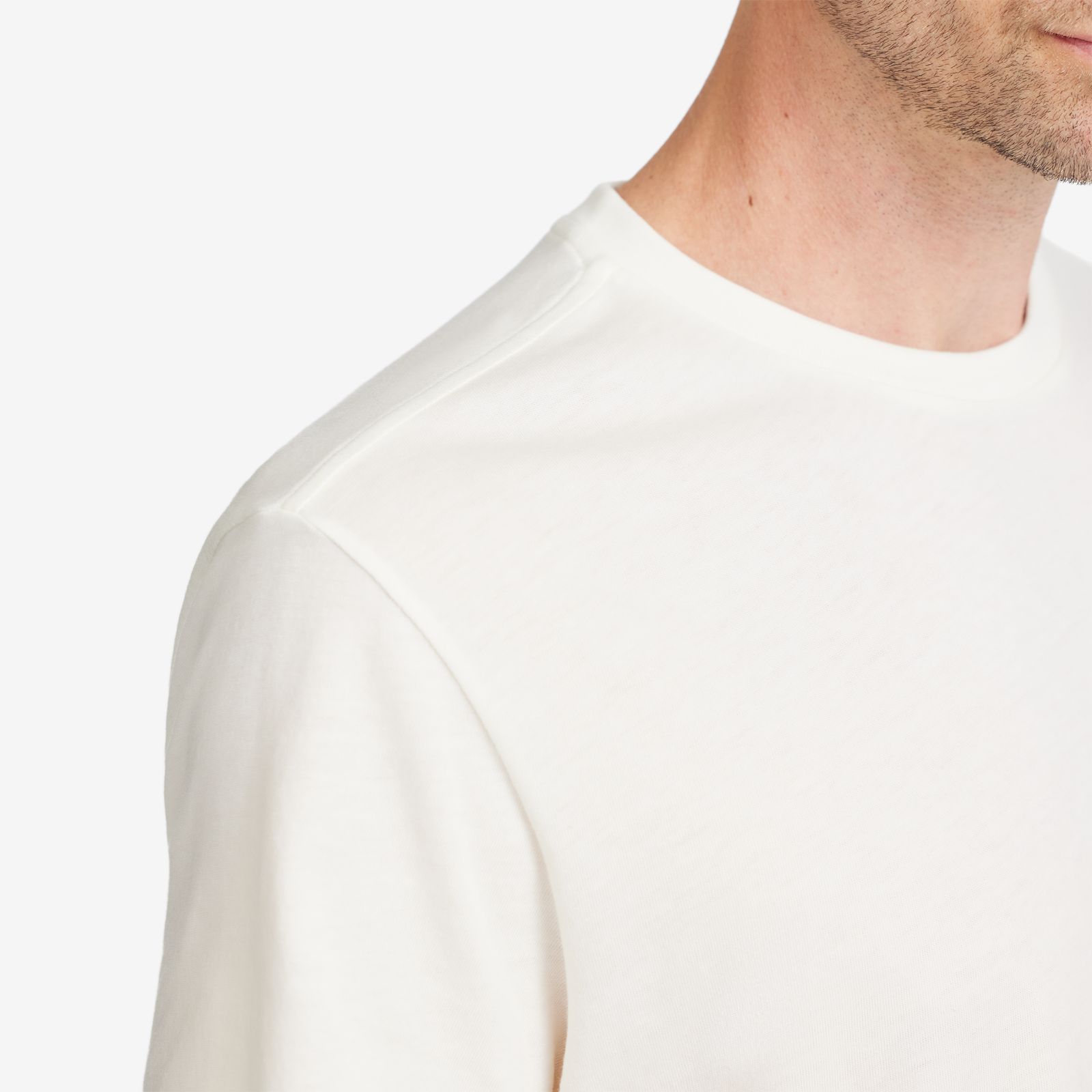 Men's Anytime Tee - Natural White sold by allbirds product image thumbnail 2