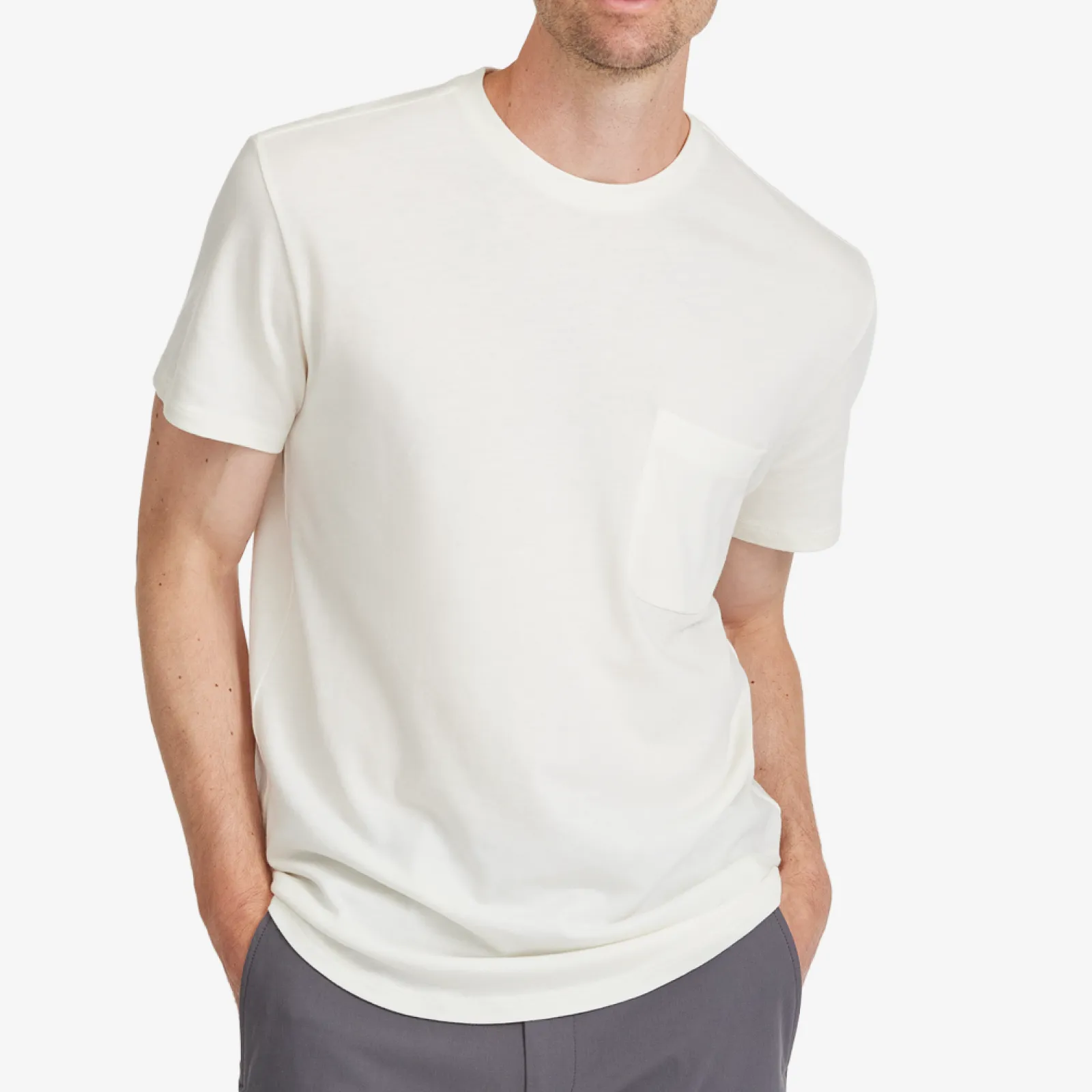 Men's Soft Merino Tee - Natural White sold by allbirds
